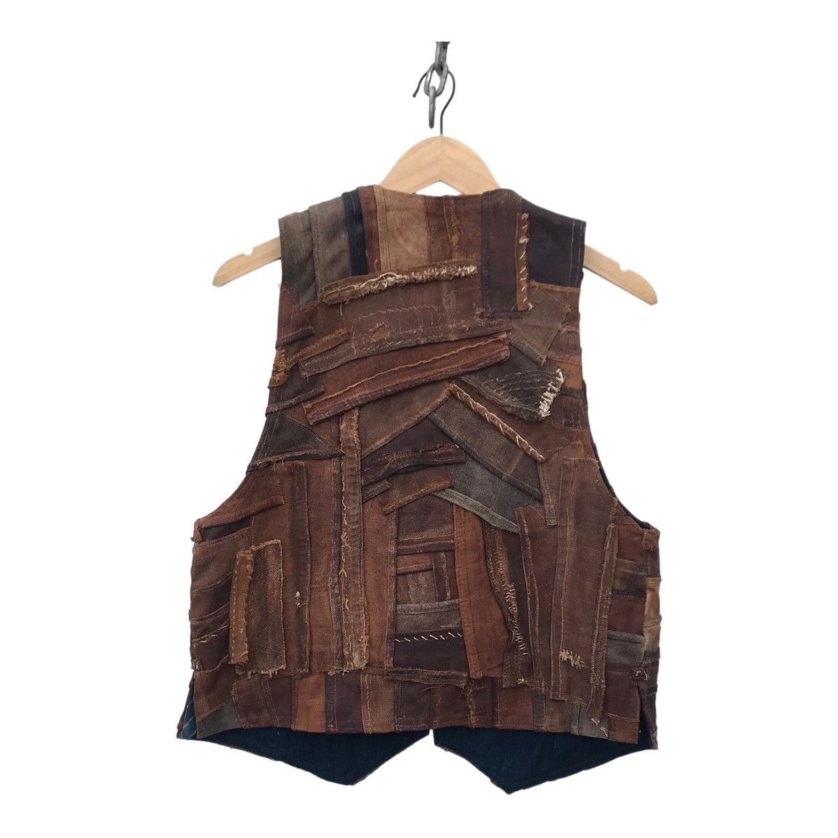 Vintage Rare Unbrand Patchwork Kapital Style Vest Jacket Size US S / EU 44-46 / 1 - 5 Thumbnail