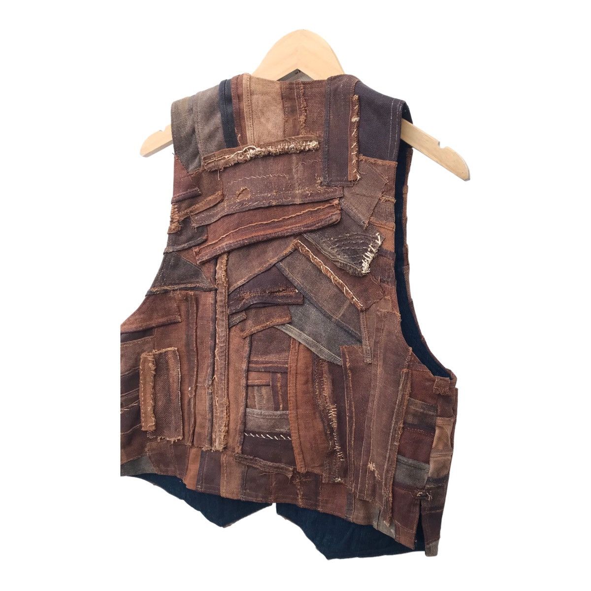 Vintage Rare Unbrand Patchwork Kapital Style Vest Jacket Size US S / EU 44-46 / 1 - 6 Thumbnail