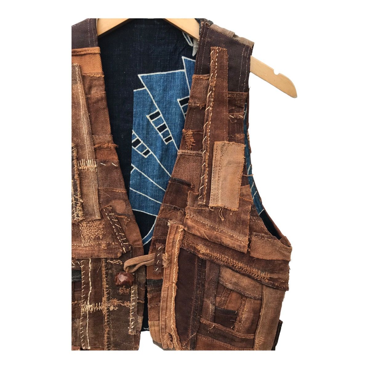 Vintage Rare Unbrand Patchwork Kapital Style Vest Jacket Size US S / EU 44-46 / 1 - 3 Thumbnail
