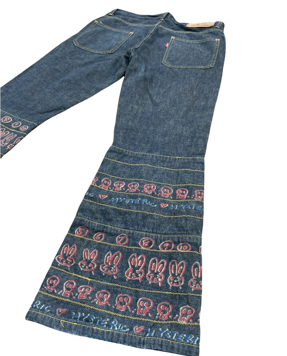 Designer × Hysteric Glamour × Japanese Brand Vintage Flare Kinky Hysteric Glamour Custom Denim Size US 29 - 6 Thumbnail