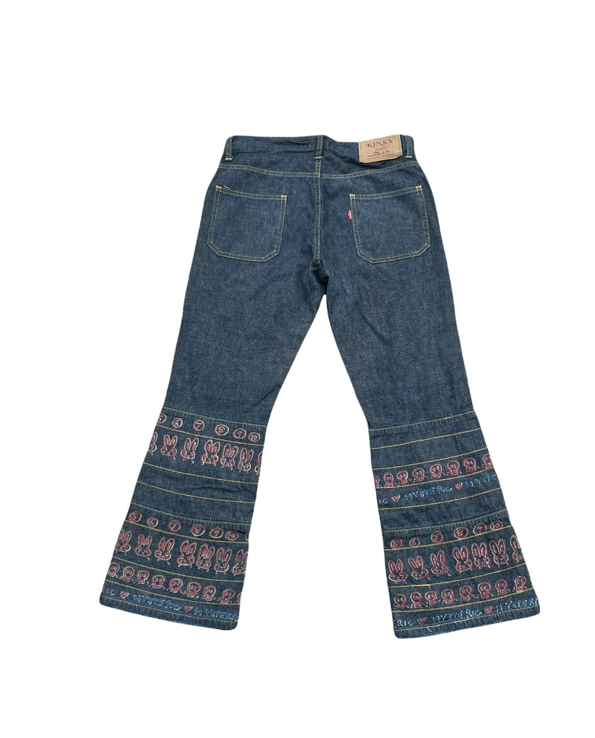Designer × Hysteric Glamour × Japanese Brand Vintage Flare Kinky Hysteric Glamour Custom Denim Size US 29 - 5 Thumbnail