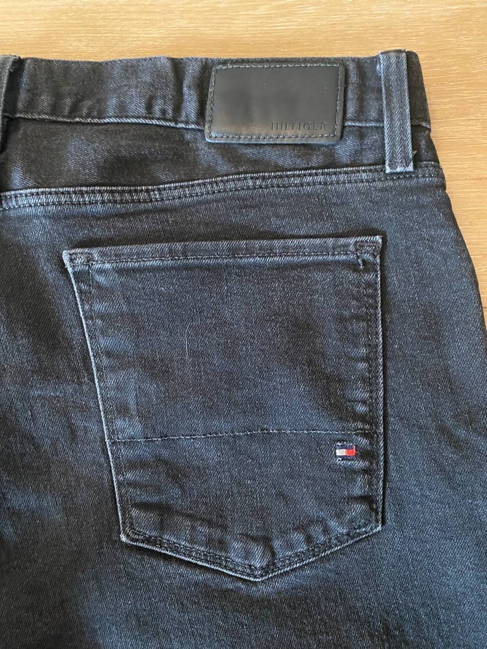 Tommy Hilfiger Tommy Hilfiger Leexer Slim Fit Dark Wash Jeans Men Size US 33 - 3 Thumbnail