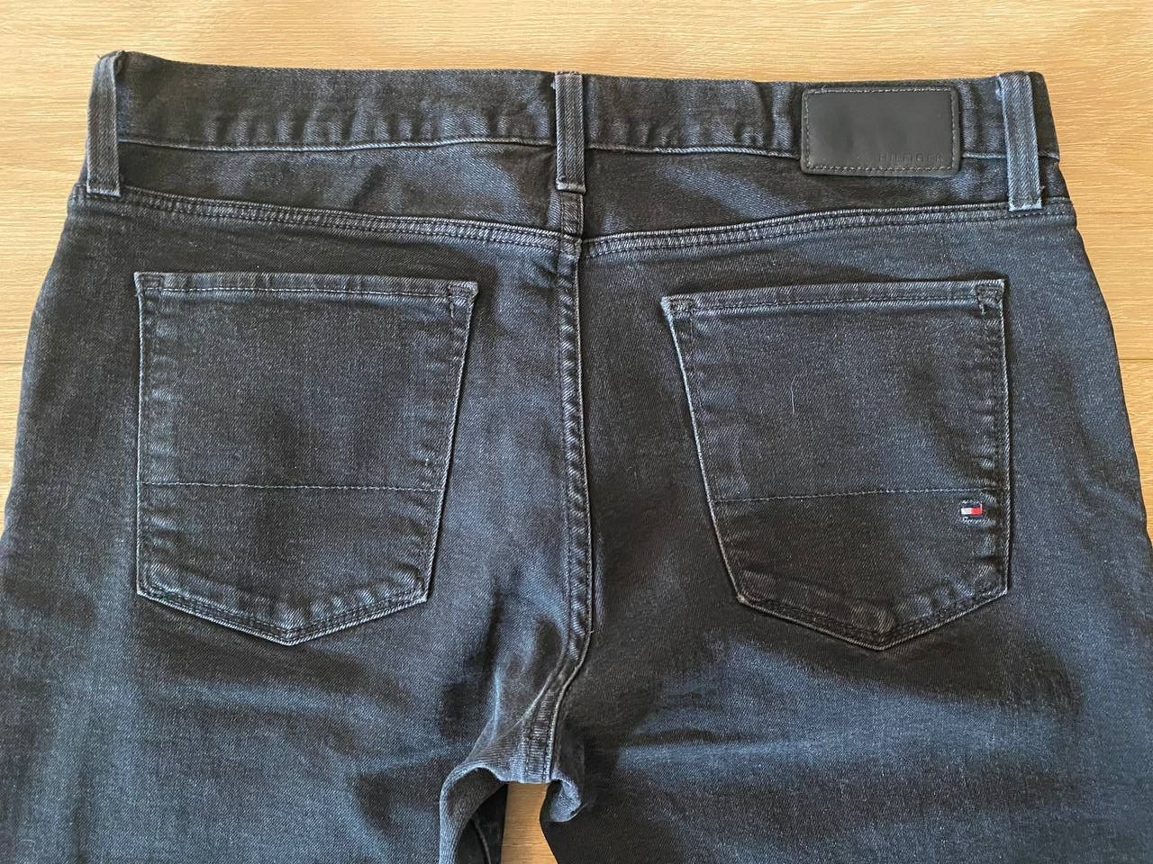 Tommy Hilfiger Tommy Hilfiger Leexer Slim Fit Dark Wash Jeans Men Size US 33 - 4 Thumbnail