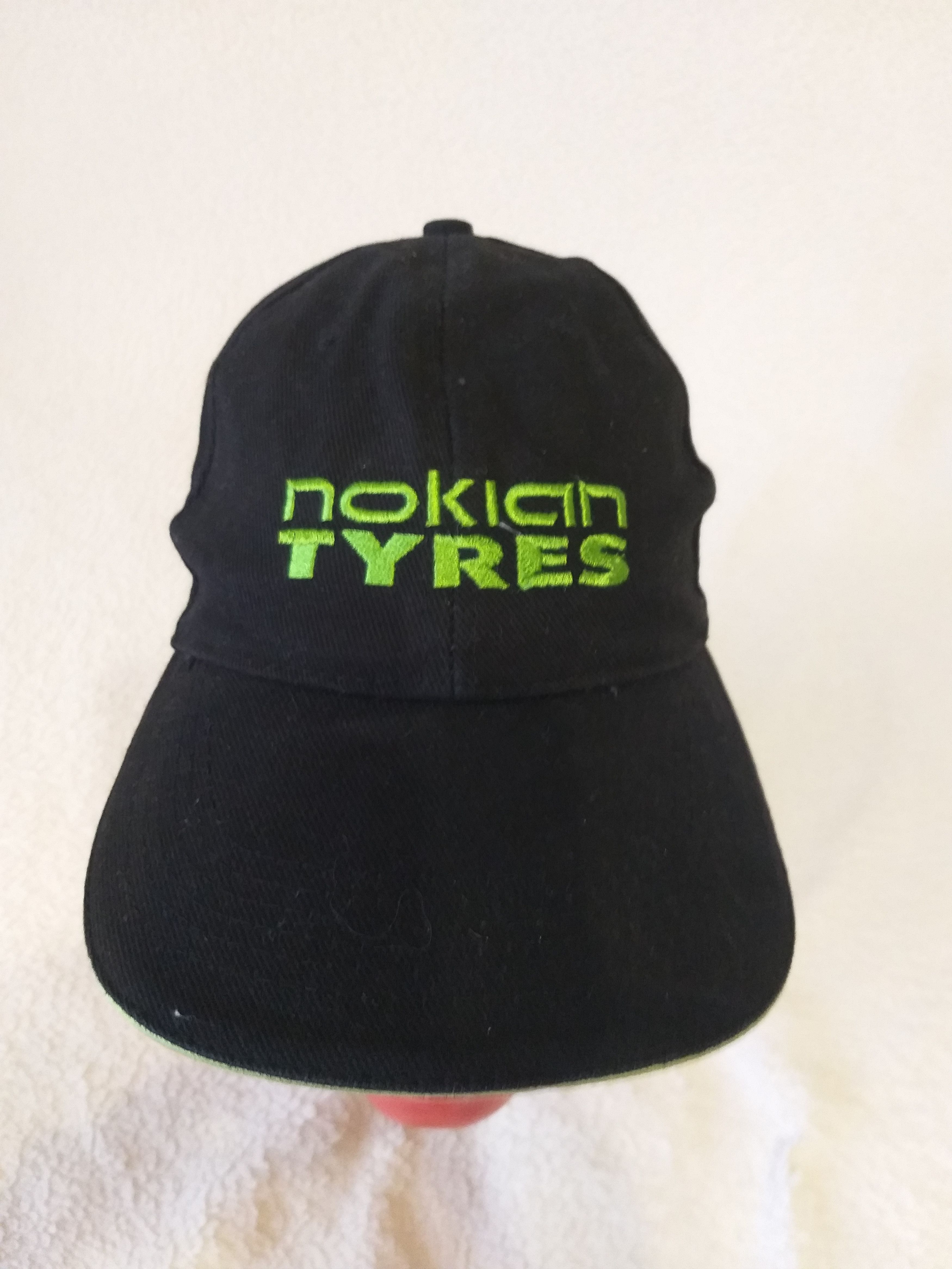 Vintage Nokian Tyres Embroidered Dad Cap Black Hat Size ONE SIZE - 1 Thumbnail