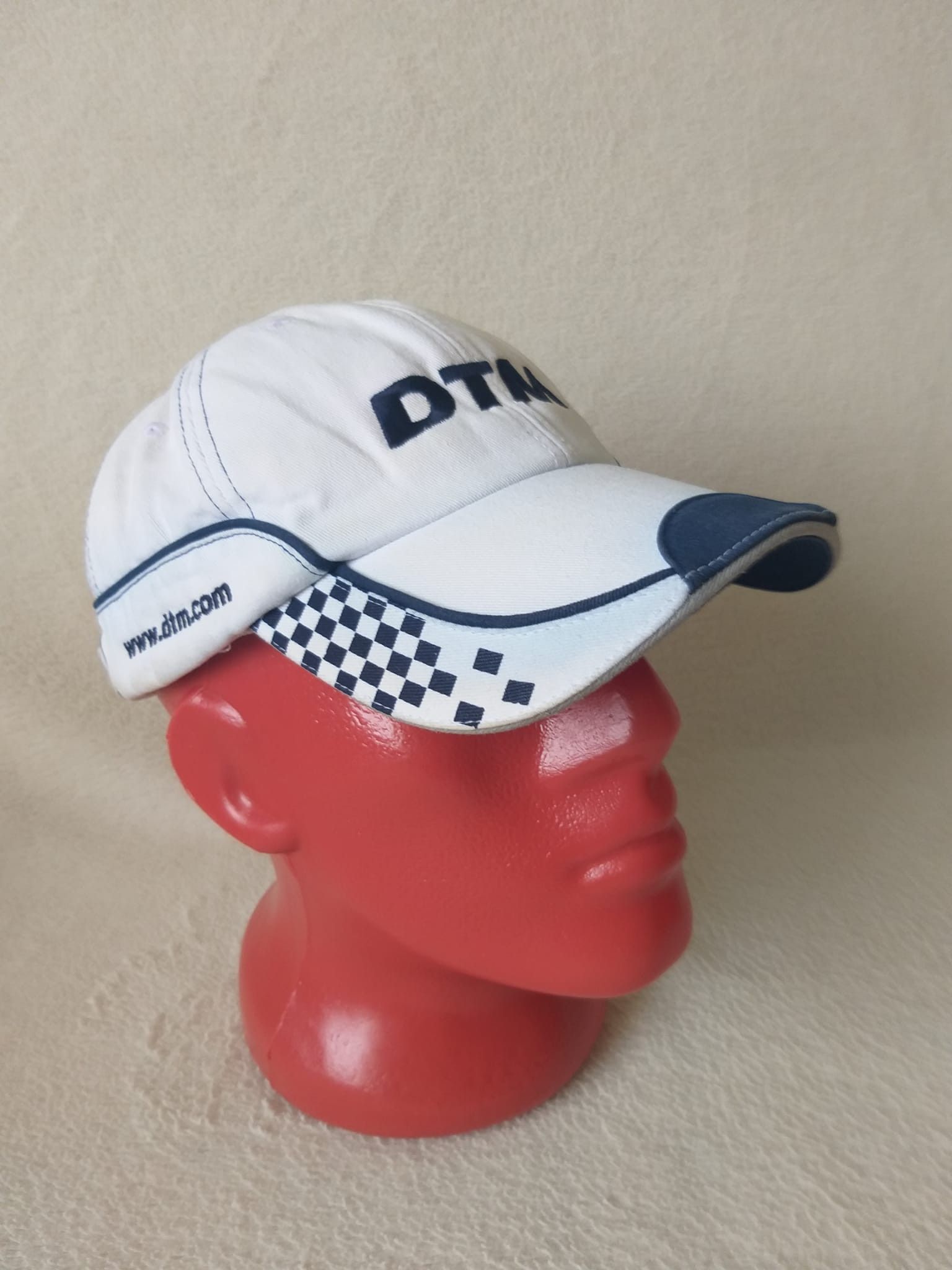 Vintage Vintage DTM Racing Cap White Adjustable Motorsport Size ONE SIZE - 2 Thumbnail