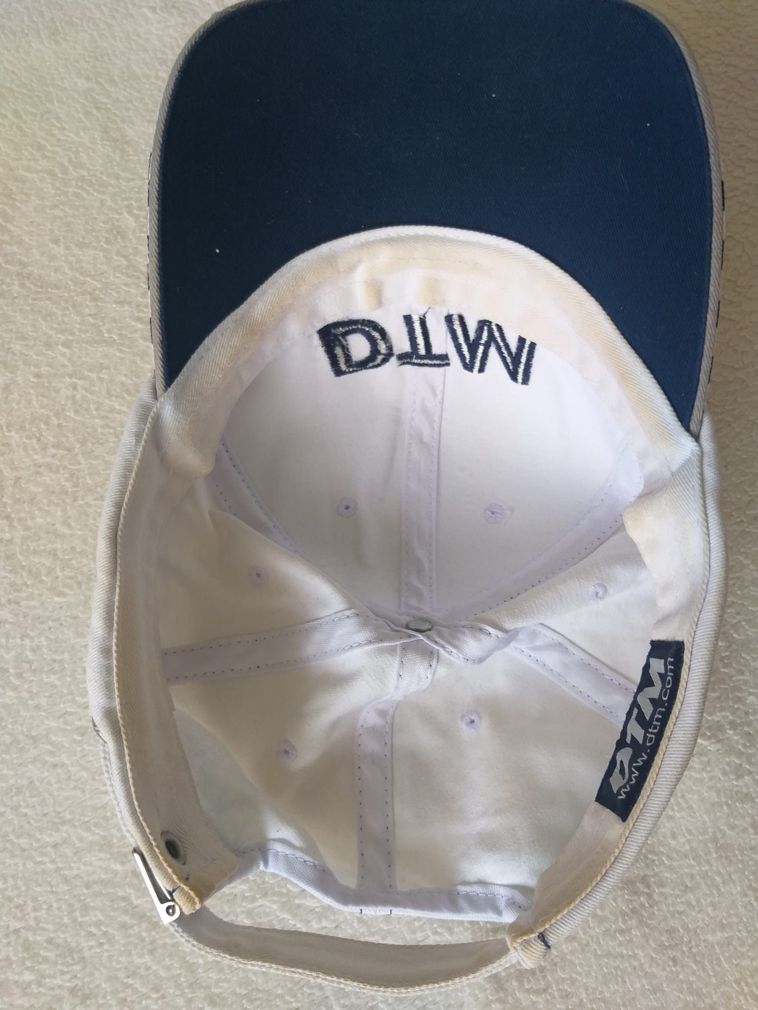 Vintage Vintage DTM Racing Cap White Adjustable Motorsport Size ONE SIZE - 5 Thumbnail