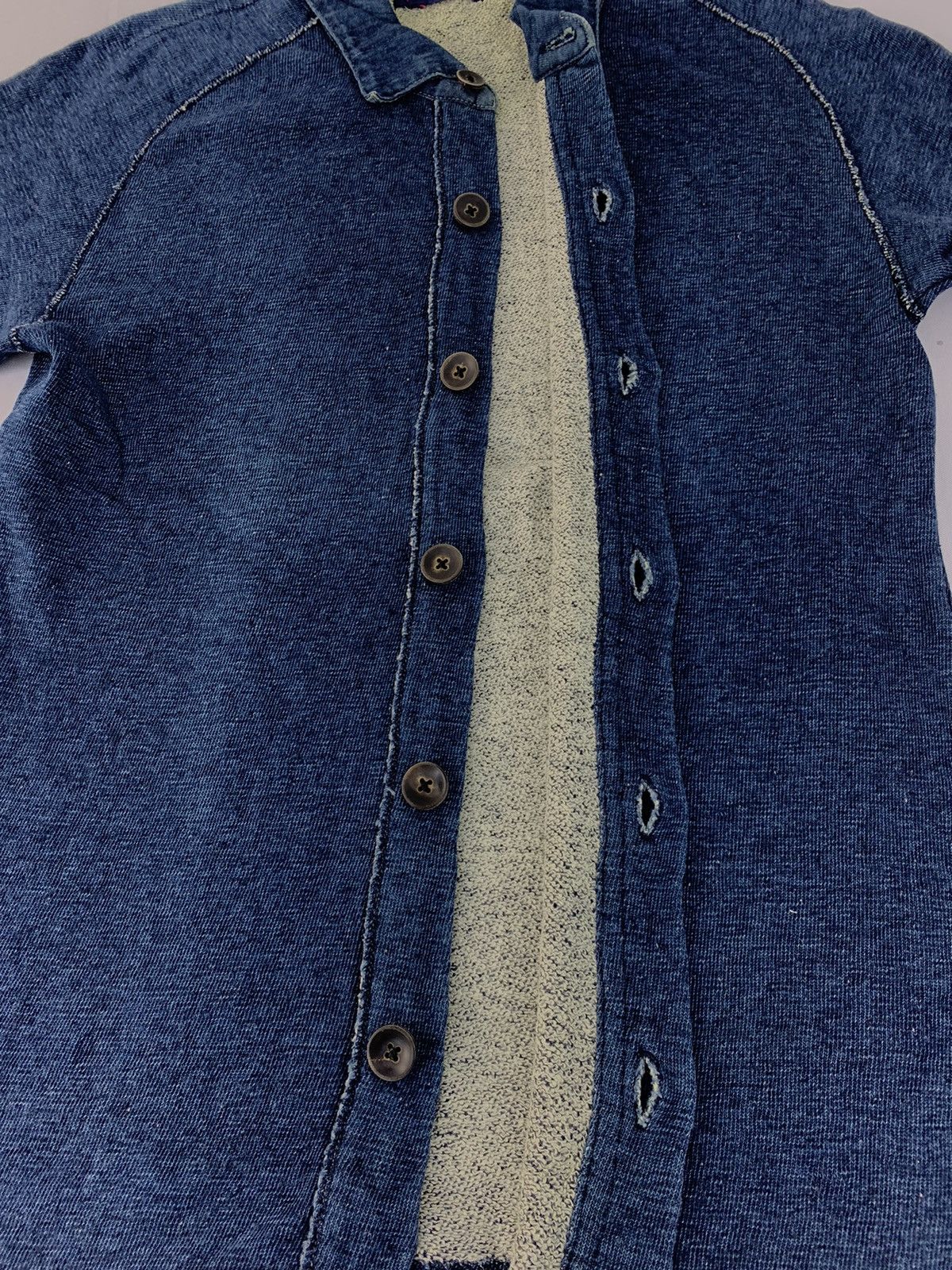 45rpm 90s 45 Rpm Studio Japan Indigo Dyed Button Up Denim Size S / US 4 / IT 40 - 3 Thumbnail