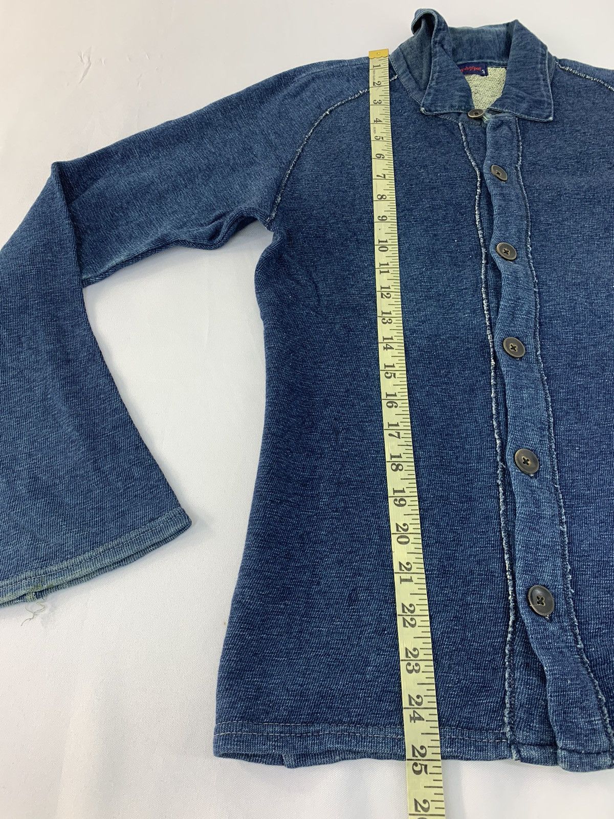 45rpm 90s 45 Rpm Studio Japan Indigo Dyed Button Up Denim Size S / US 4 / IT 40 - 10 Thumbnail