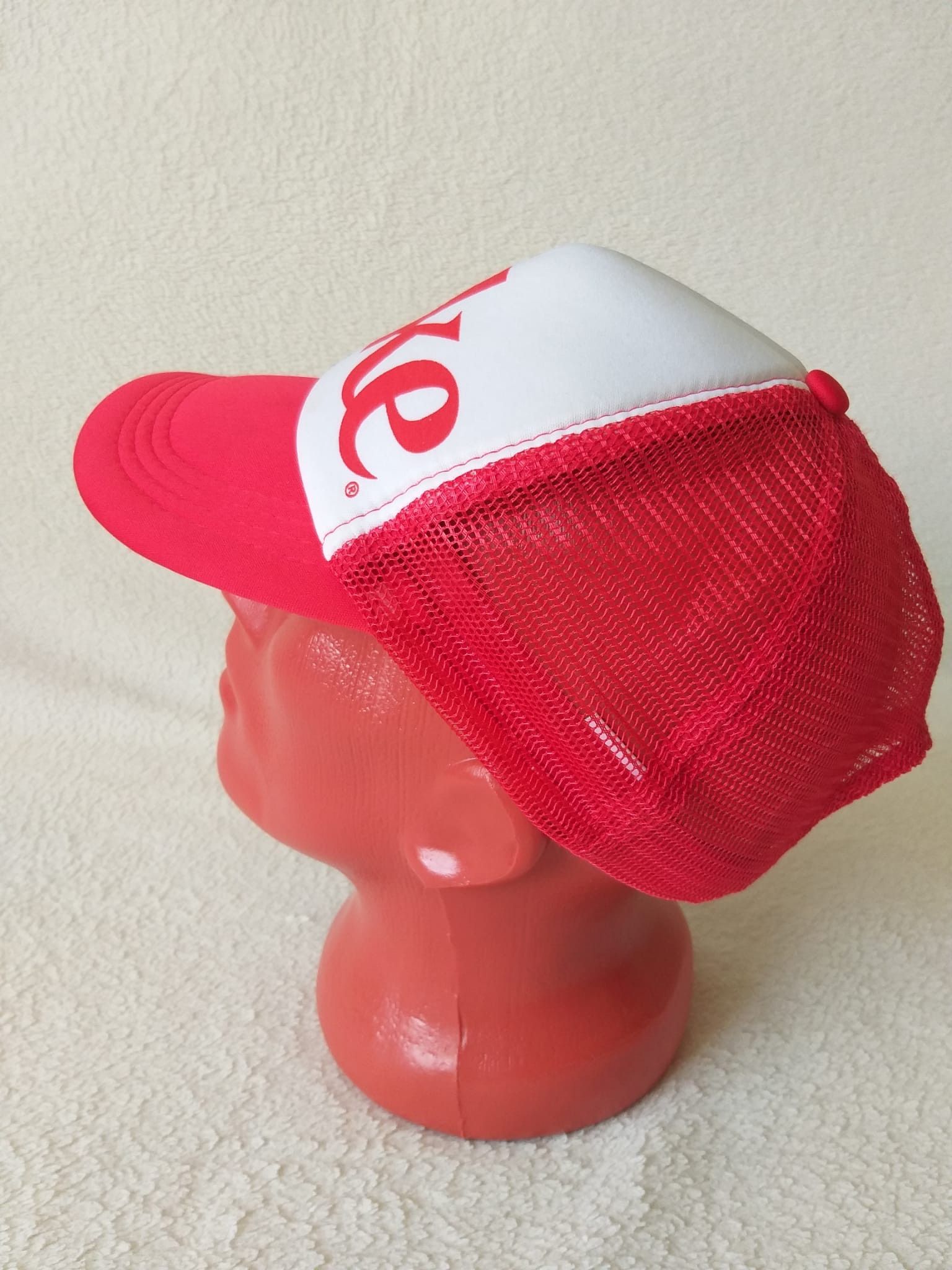 Coca Cola Coca-Cola Vintage Trucker Cap Red White Snapback Size ONE SIZE - 5 Thumbnail