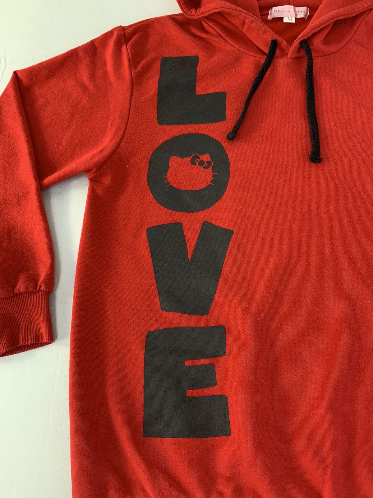 Anime Hype Japanese Brand Hello Kitty Love Big Logo Hoodies Size M / US 6-8 / IT 42-44 - 4 Thumbnail
