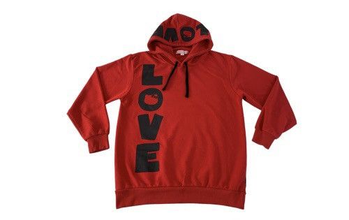 Anime Hype Japanese Brand Hello Kitty Love Big Logo Hoodies Size M / US 6-8 / IT 42-44 - 1 Thumbnail