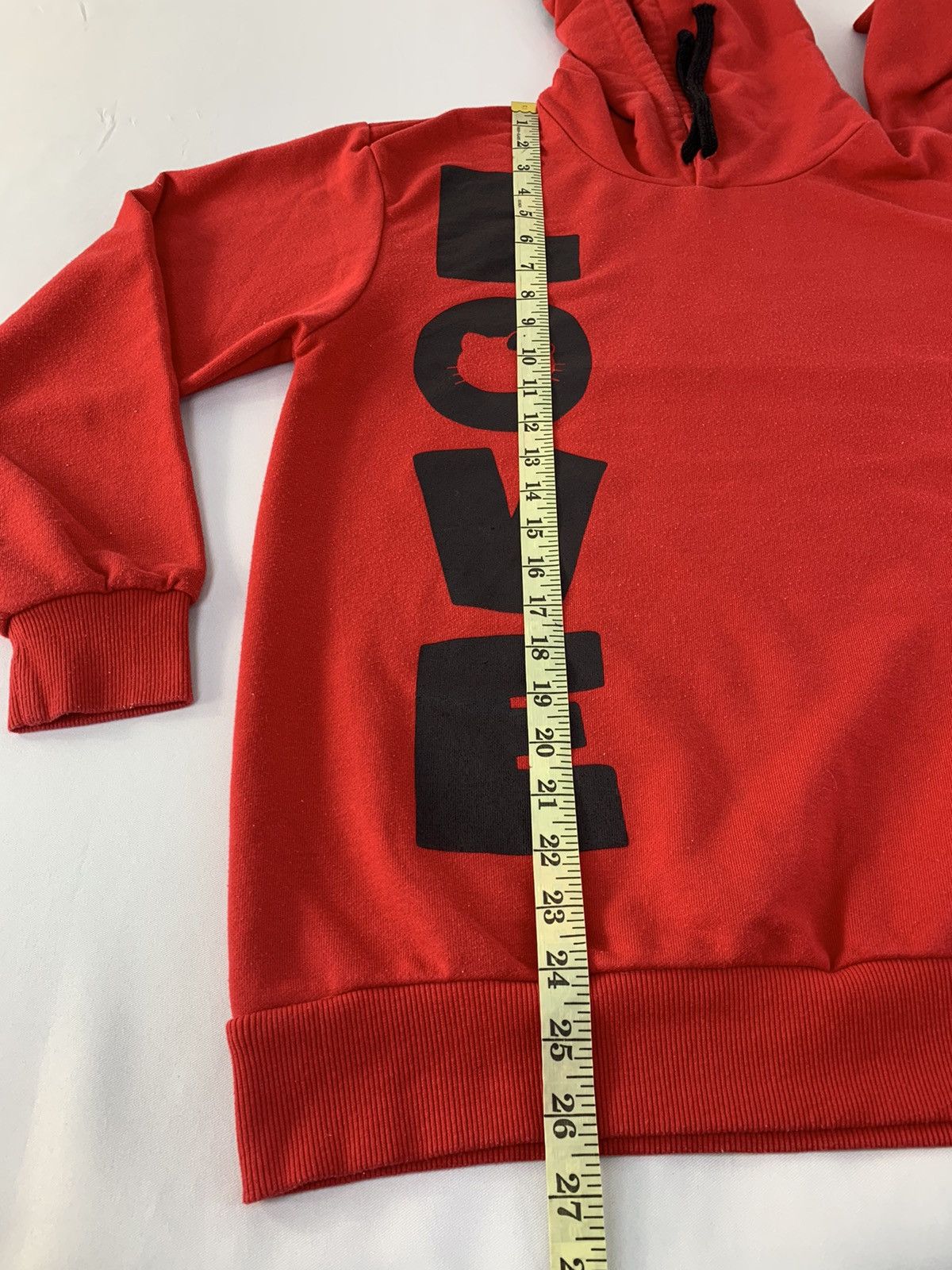 Anime Hype Japanese Brand Hello Kitty Love Big Logo Hoodies Size M / US 6-8 / IT 42-44 - 10 Thumbnail