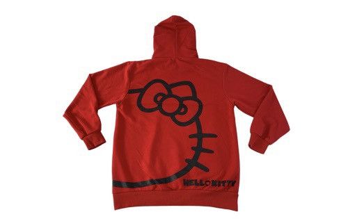 Anime Hype Japanese Brand Hello Kitty Love Big Logo Hoodies Size M / US 6-8 / IT 42-44 - 2 Thumbnail