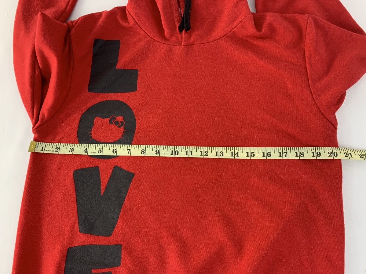 Anime Hype Japanese Brand Hello Kitty Love Big Logo Hoodies Size M / US 6-8 / IT 42-44 - 9 Thumbnail