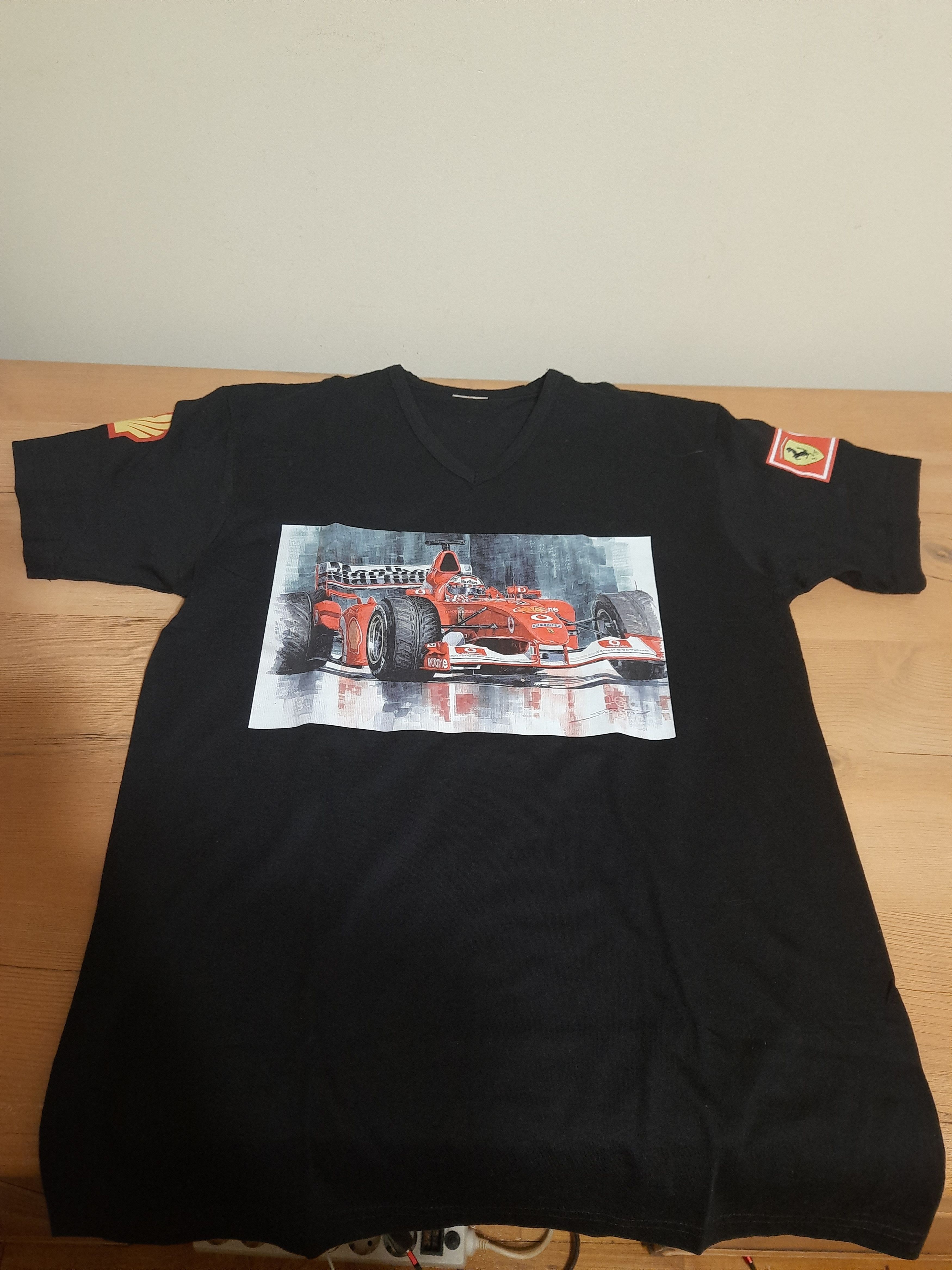 Formula 1 Formula Uno One Ferrari Handmade T-Shirt Size US M / EU 48-50 / 2 - 6 Thumbnail