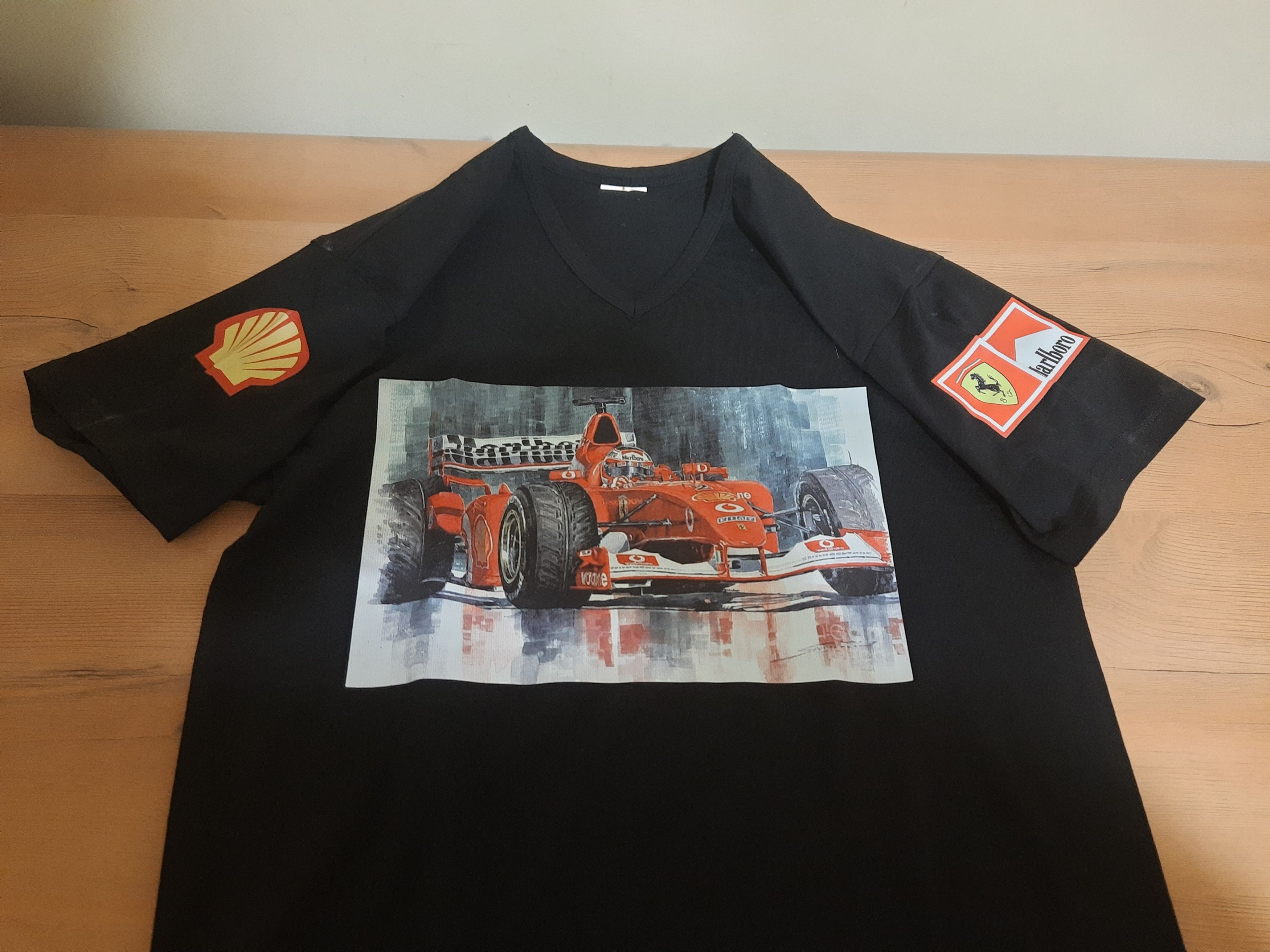 Formula 1 Formula Uno One Ferrari Handmade T-Shirt Size US M / EU 48-50 / 2 - 2 Thumbnail