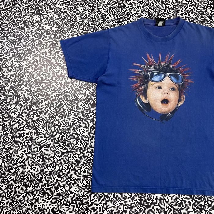 Vintage RARE Vintage 90s KEITH FLINT PRODIGY Baby Face Band Tshirt ...