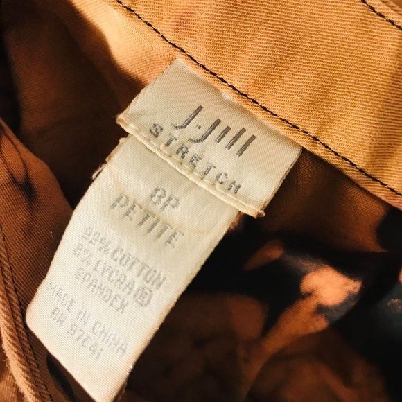 J. Jill J JILL Stretch size 8P Acid Wash Black leggings Capri 8P Siz Size 27" / US 4 / IT 40 - 5 Thumbnail