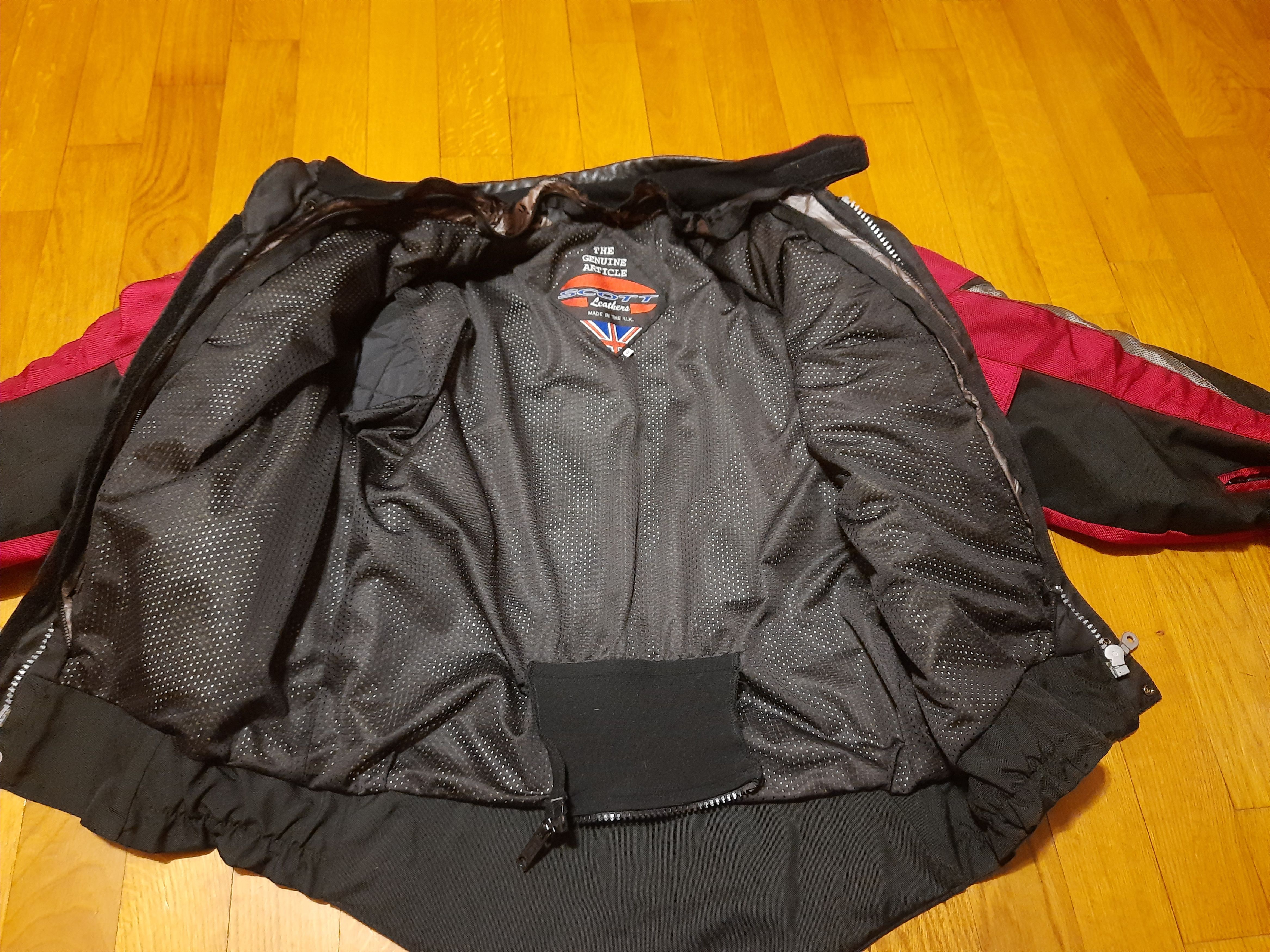 Vintage Heavy Motorcycle Armoured Paded Jacket Scott Leathers Size US XL / EU 56 / 4 - 20 Thumbnail