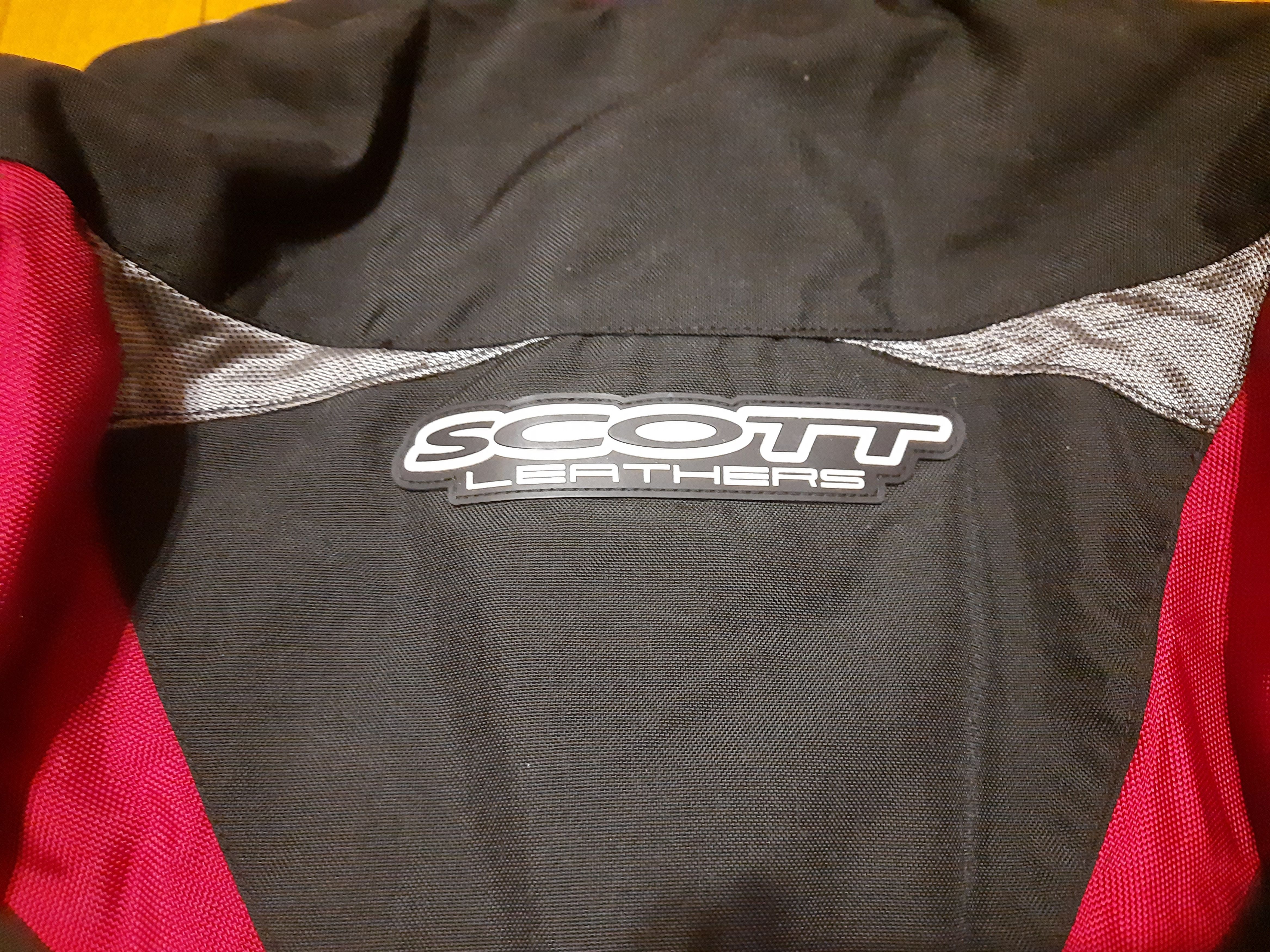 Vintage Heavy Motorcycle Armoured Paded Jacket Scott Leathers Size US XL / EU 56 / 4 - 6 Thumbnail