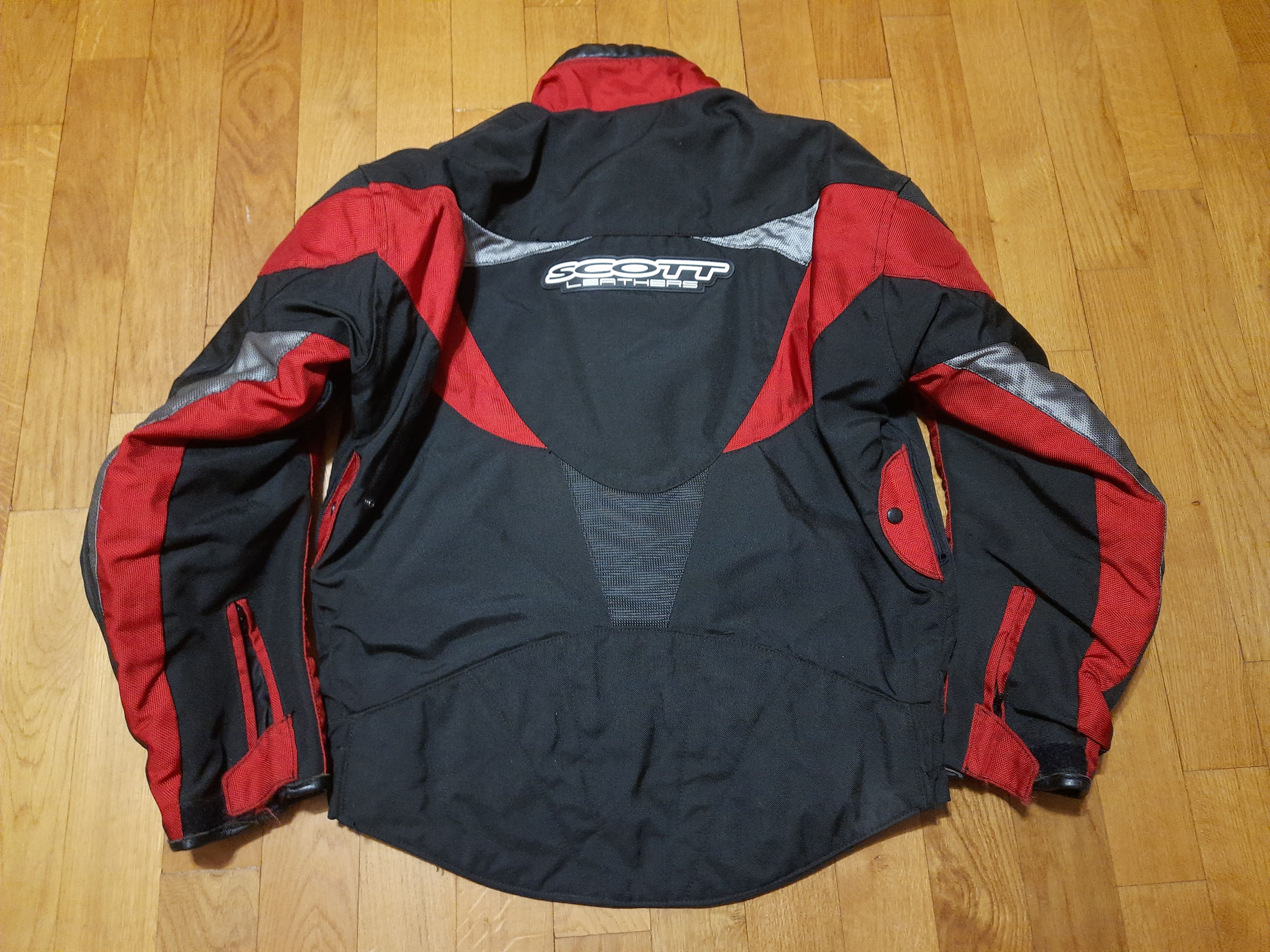 Vintage Heavy Motorcycle Armoured Paded Jacket Scott Leathers Size US XL / EU 56 / 4 - 5 Thumbnail