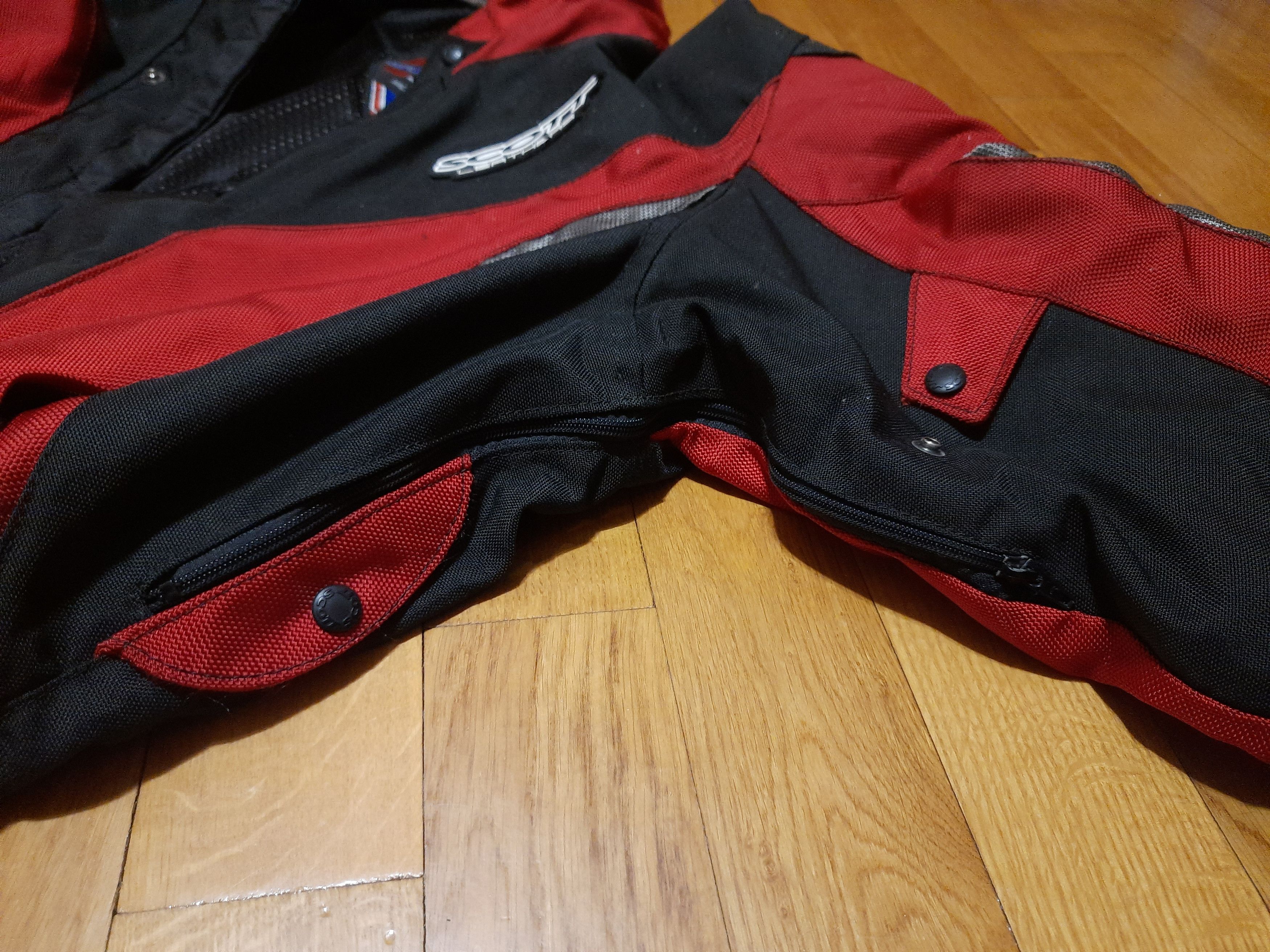 Vintage Heavy Motorcycle Armoured Paded Jacket Scott Leathers Size US XL / EU 56 / 4 - 11 Thumbnail