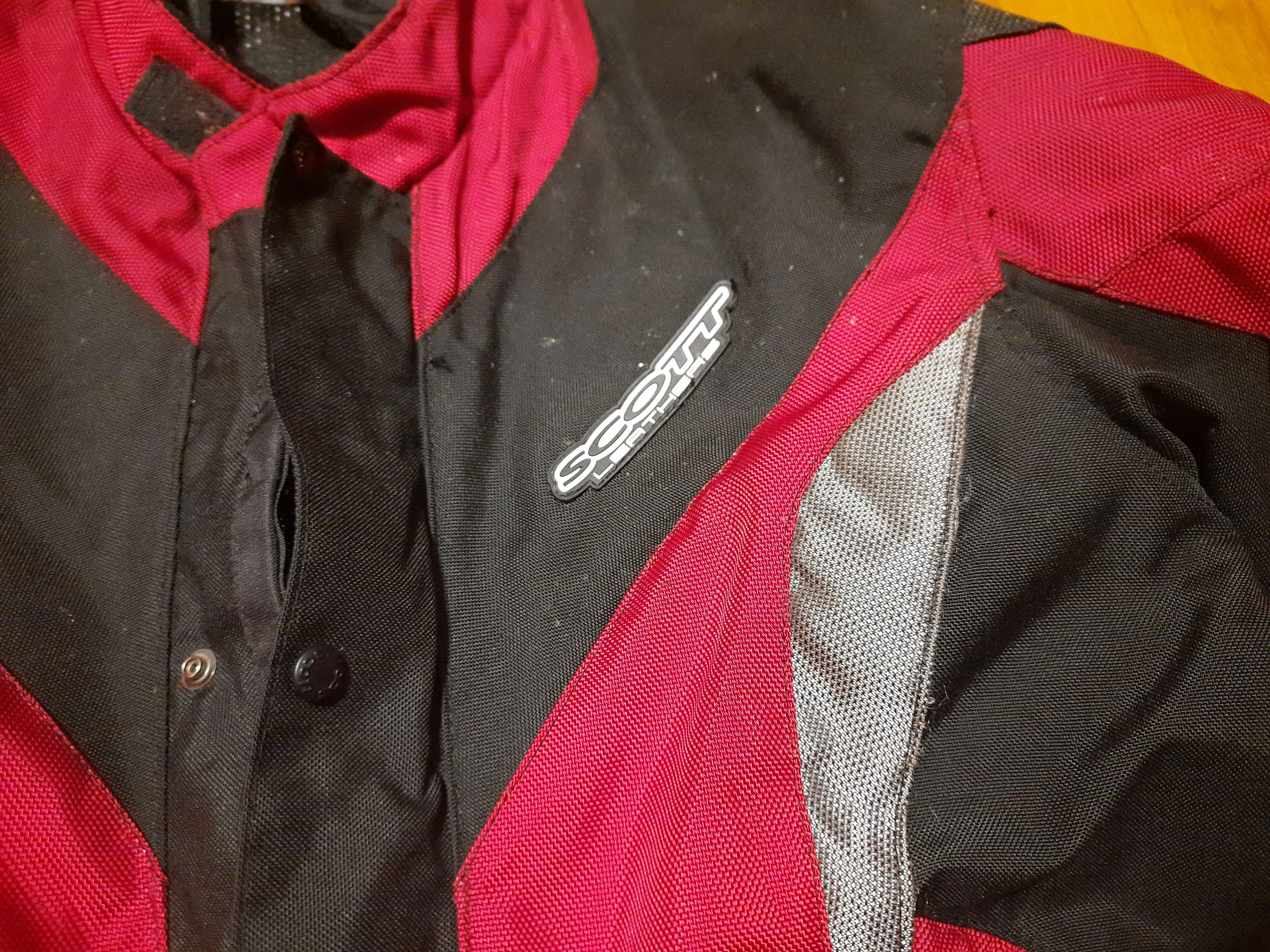 Vintage Heavy Motorcycle Armoured Paded Jacket Scott Leathers Size US XL / EU 56 / 4 - 24 Thumbnail