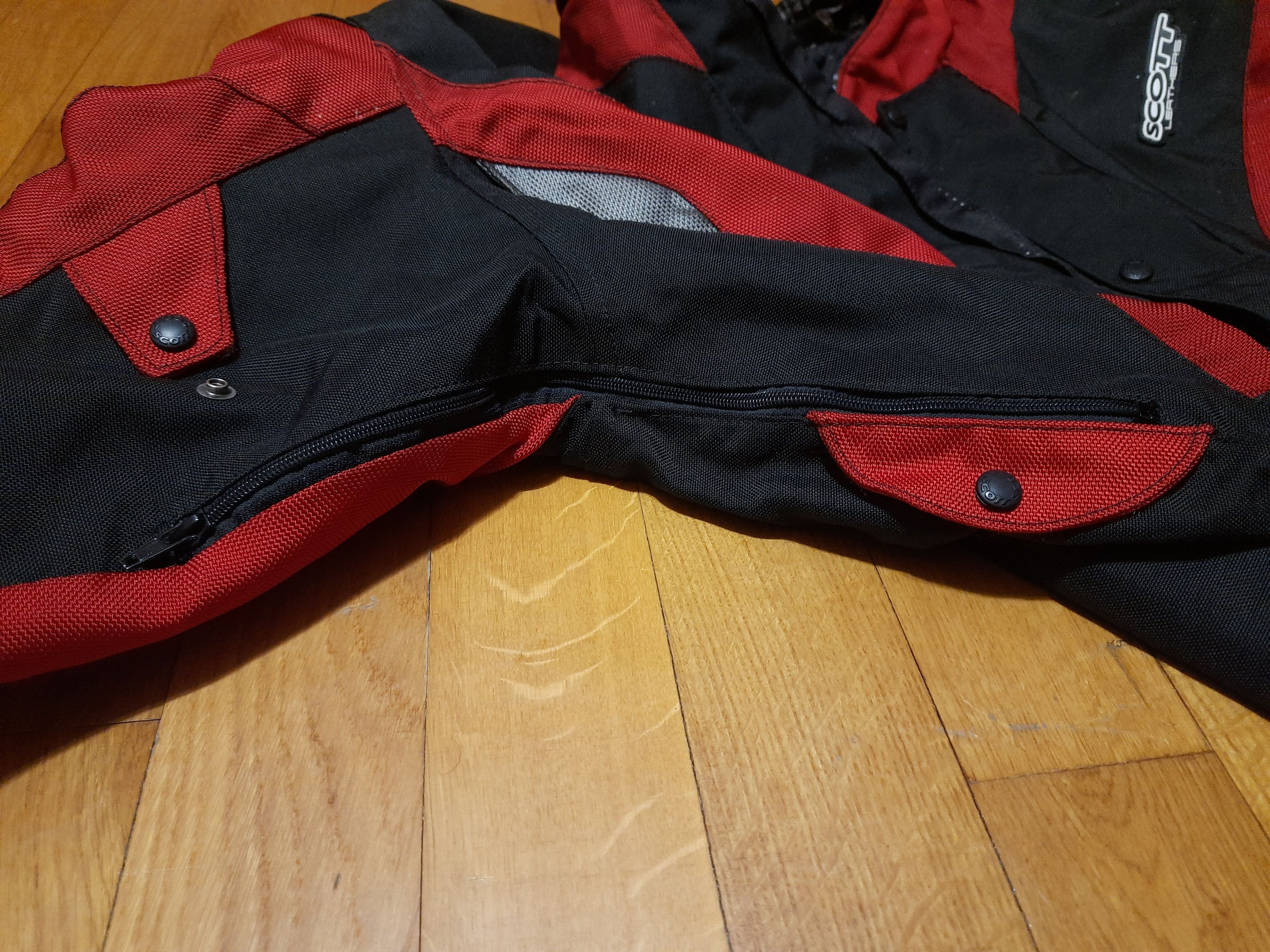 Vintage Heavy Motorcycle Armoured Paded Jacket Scott Leathers Size US XL / EU 56 / 4 - 13 Thumbnail