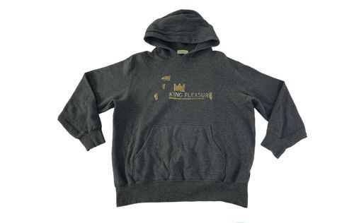 Japanese Brand Vintage Jean Michel Basquiat King Pleasure Art Logo Hoodies Size US L / EU 52-54 / 3 - 1 Thumbnail