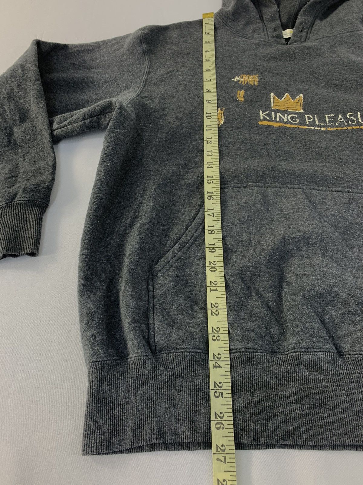 Japanese Brand Vintage Jean Michel Basquiat King Pleasure Art Logo Hoodies Size US L / EU 52-54 / 3 - 12 Thumbnail