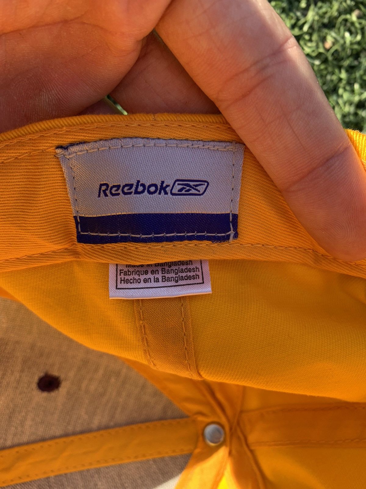 NBA × Vintage Vintage 90s Rare Lakers Reebok Cap Size ONE SIZE - 5 Thumbnail