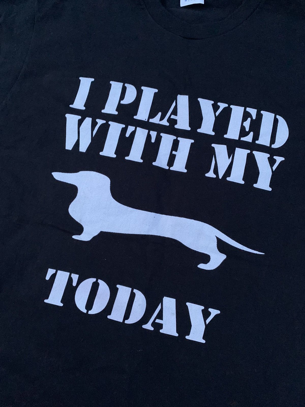 Vintage Vintage Humor “I played with my sausages today” Y2k T Shirt Size US M / EU 48-50 / 2 - 2 Thumbnail