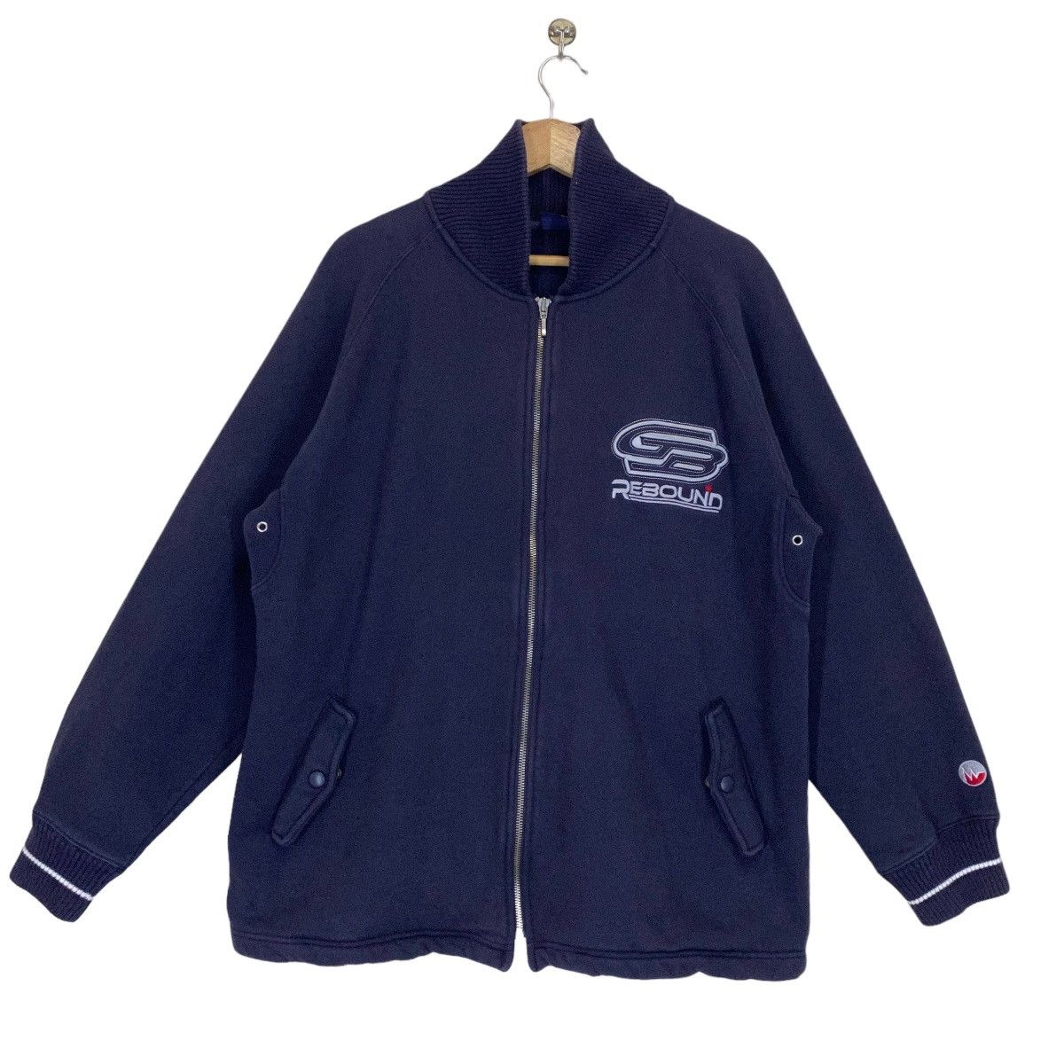 image of Designer Gb Rebound Cox Sport Mix Varsity Sweater, Men's (Size Large)