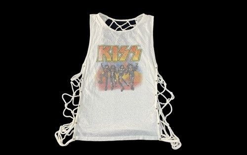Band Tees 90s Kiss Catalog Merchandise American Rock Band Tanktop Size XS / US 0-2 / IT 36-38 - 1 Thumbnail
