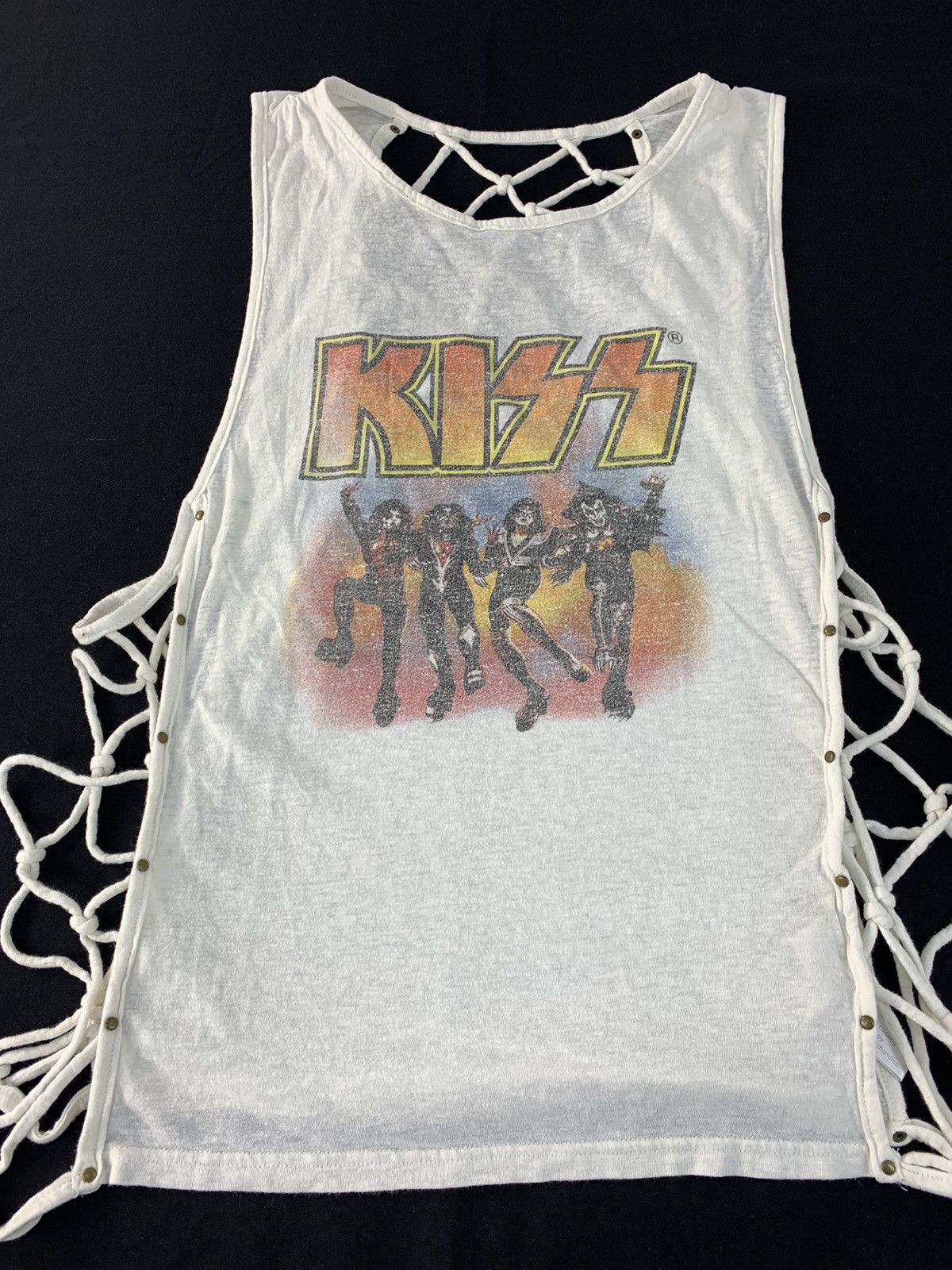 Band Tees 90s Kiss Catalog Merchandise American Rock Band Tanktop Size XS / US 0-2 / IT 36-38 - 3 Thumbnail