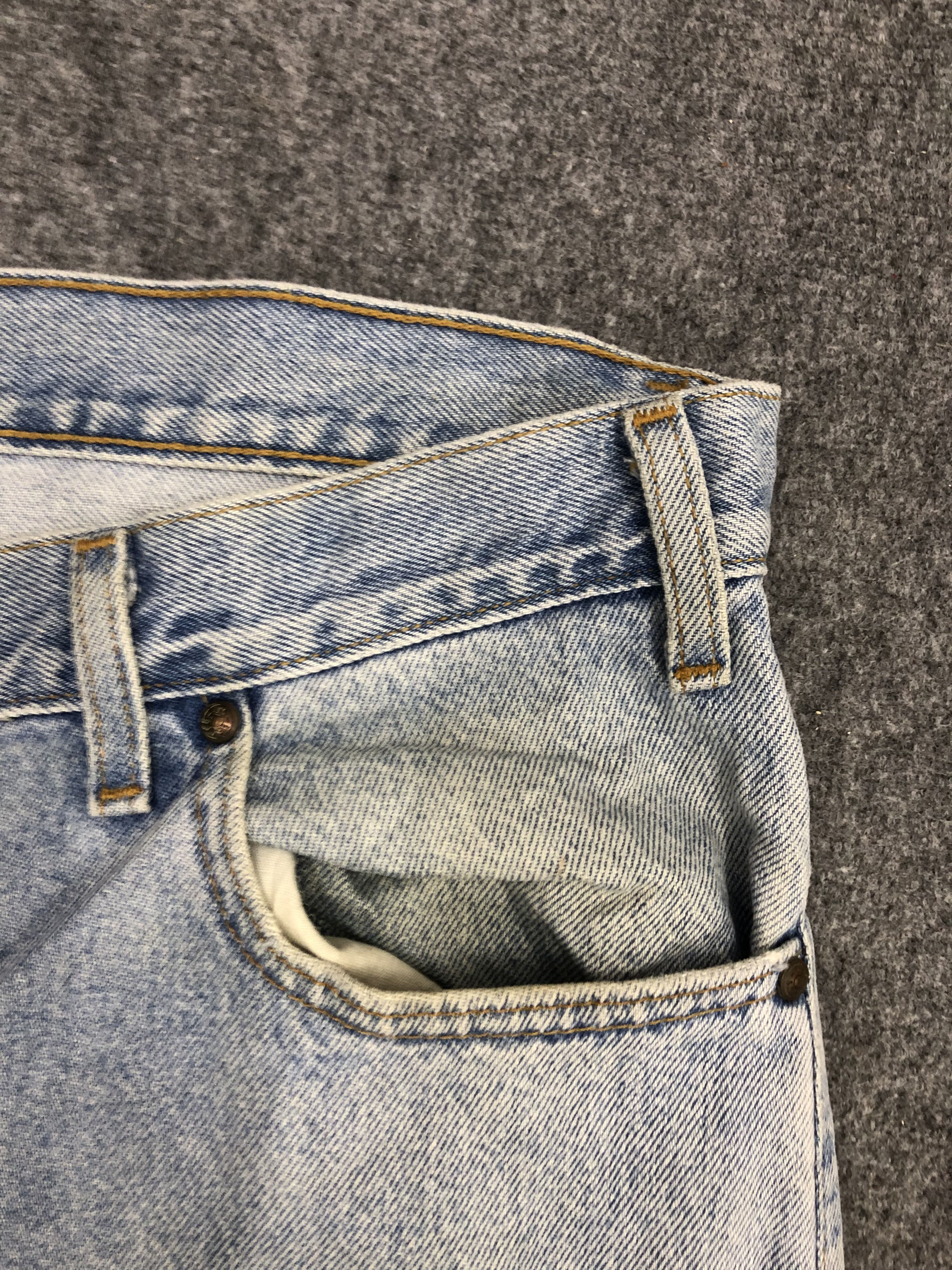 Levi's × Vintage Vintage 90s Levis 543 Light Wash Jeans Size US 41 - 8 Thumbnail