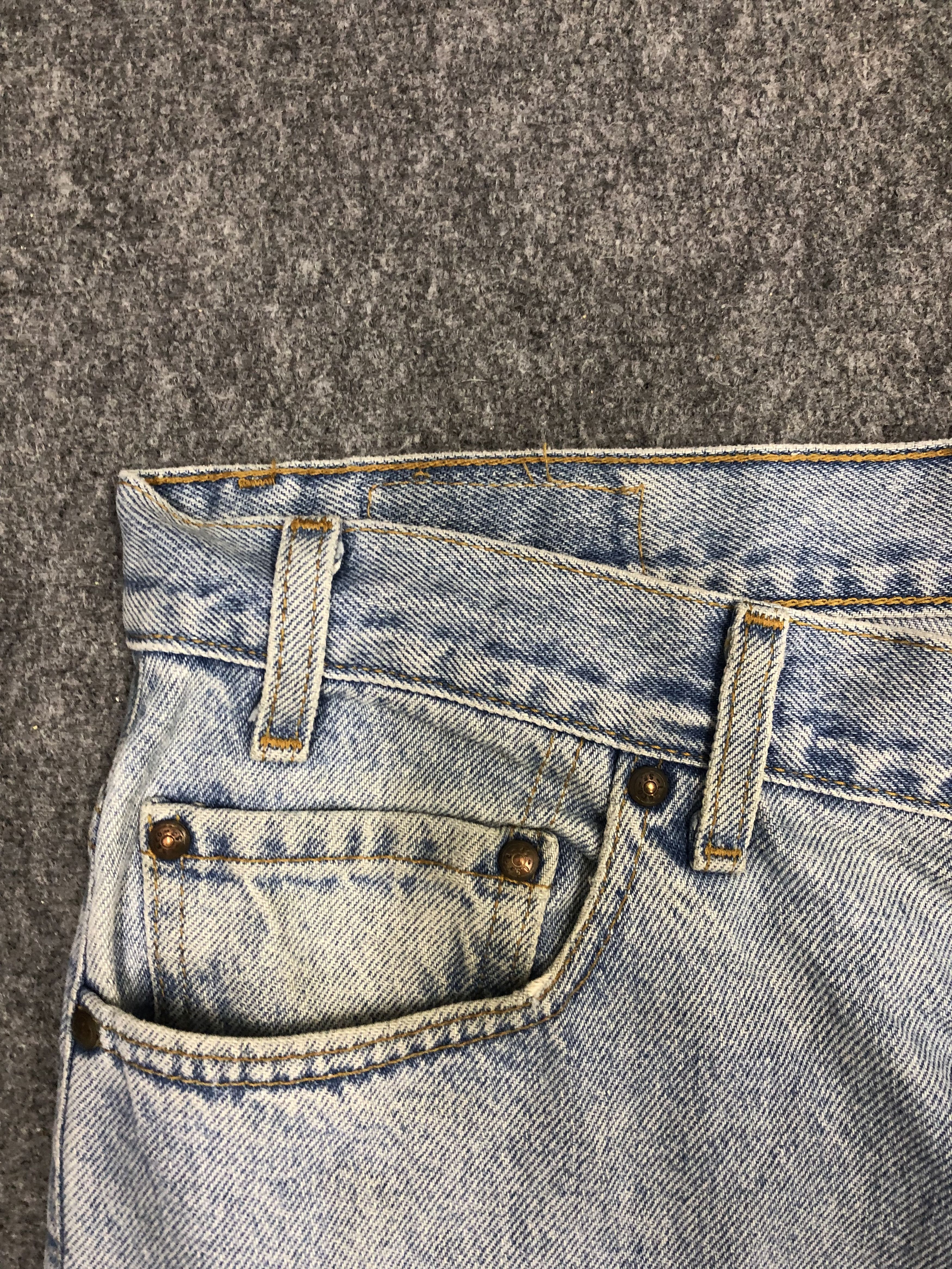 Levi's × Vintage Vintage 90s Levis 543 Light Wash Jeans Size US 41 - 9 Thumbnail