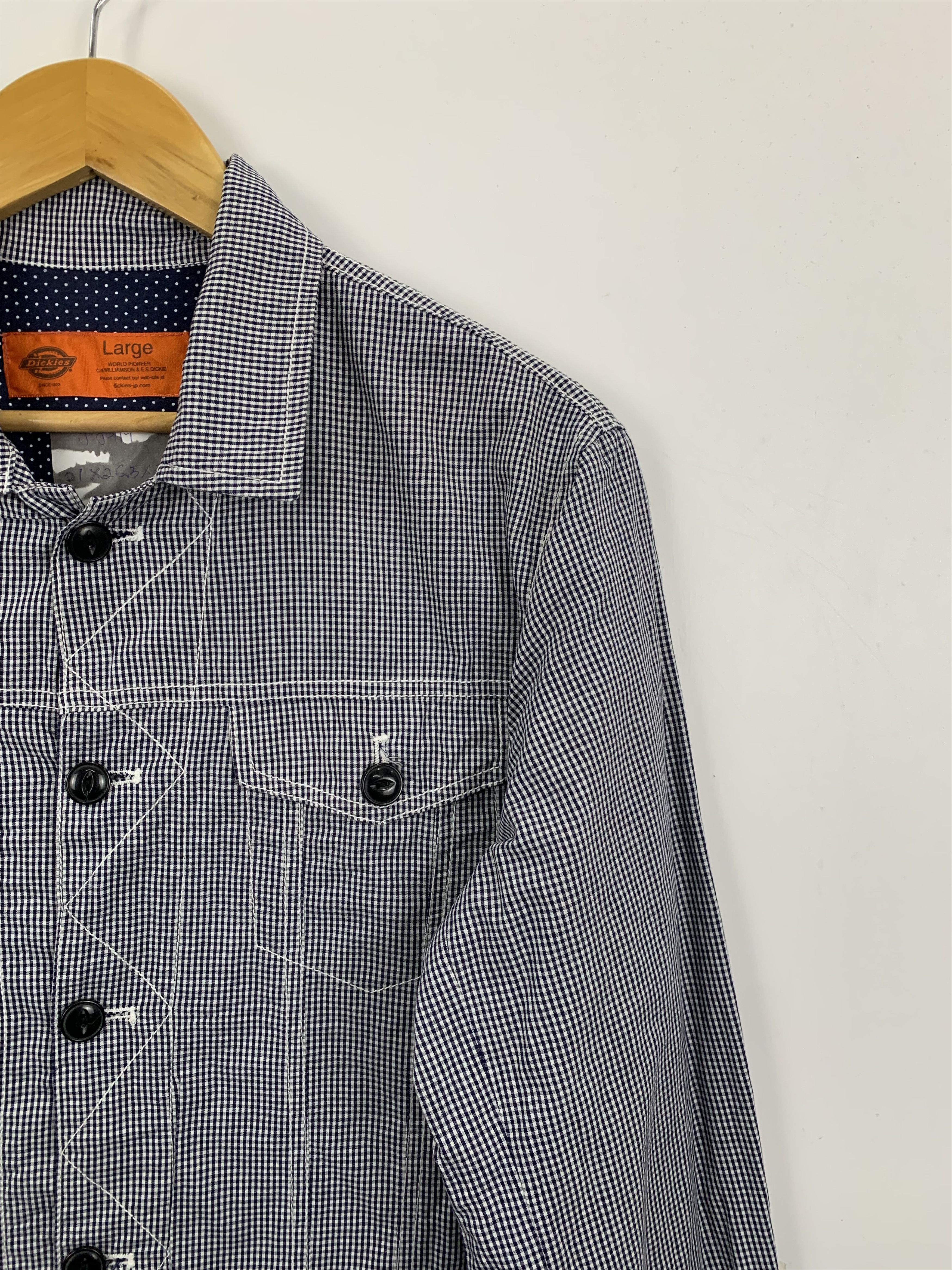 Dickies × Vintage Vintage Dickies Button Up Workwear Jacket Size US L / EU 52-54 / 3 - 7 Thumbnail