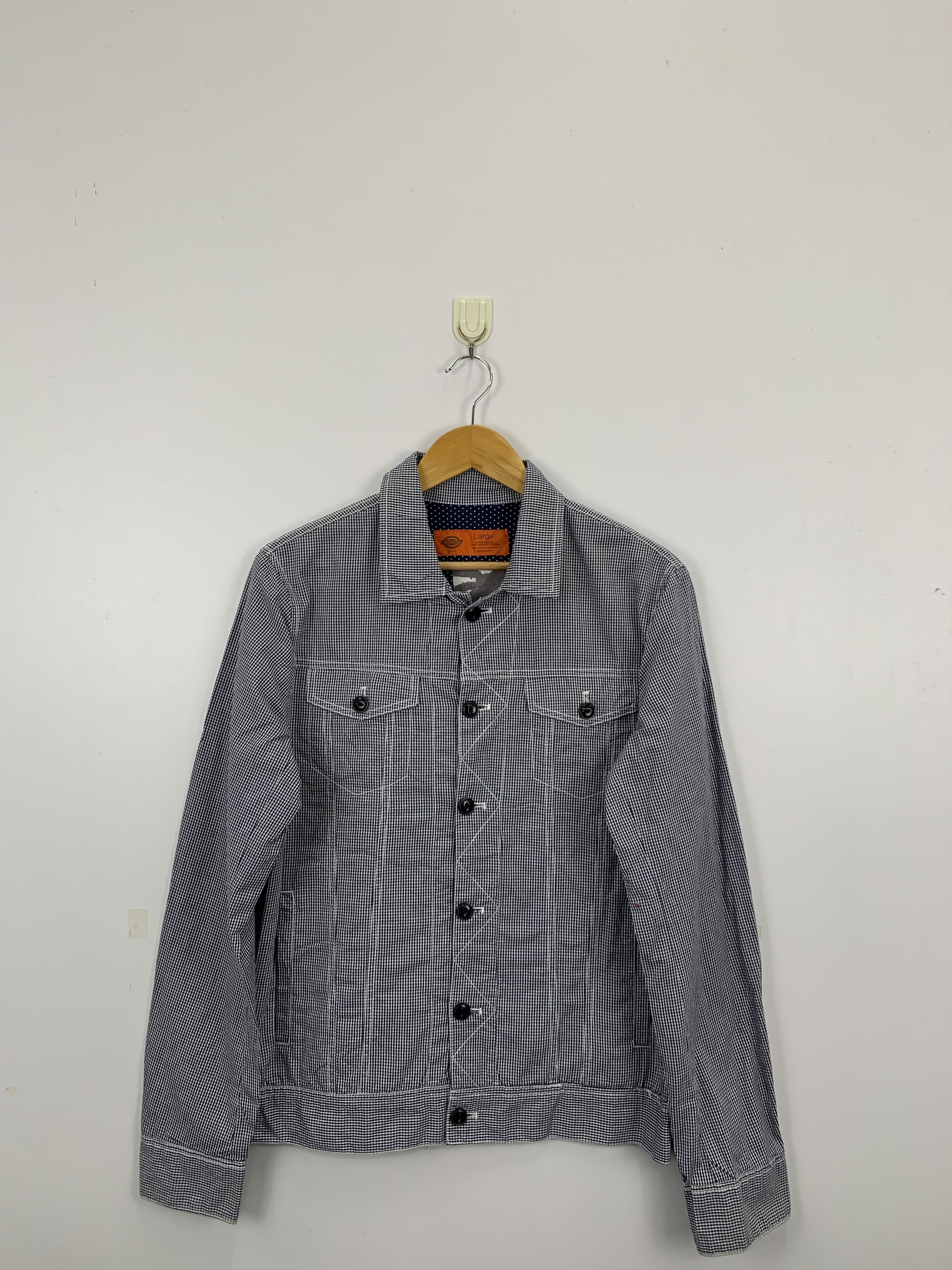 Dickies × Vintage Vintage Dickies Button Up Workwear Jacket Size US L / EU 52-54 / 3 - 1 Thumbnail