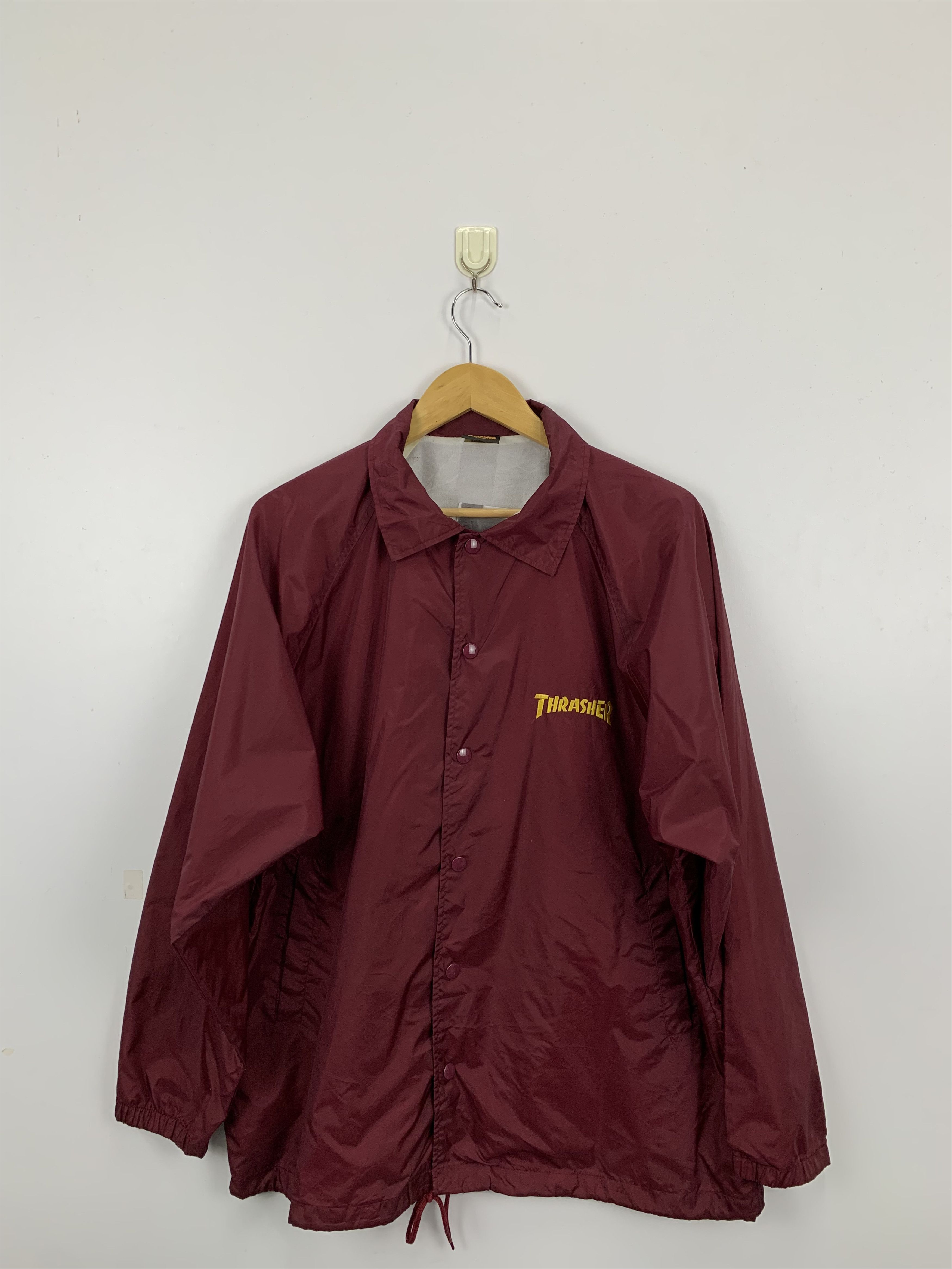 Thrasher × Vintage Vintage Thrasher Skateboarding Button Up Jacket Size US M / EU 48-50 / 2 - 1 Thumbnail