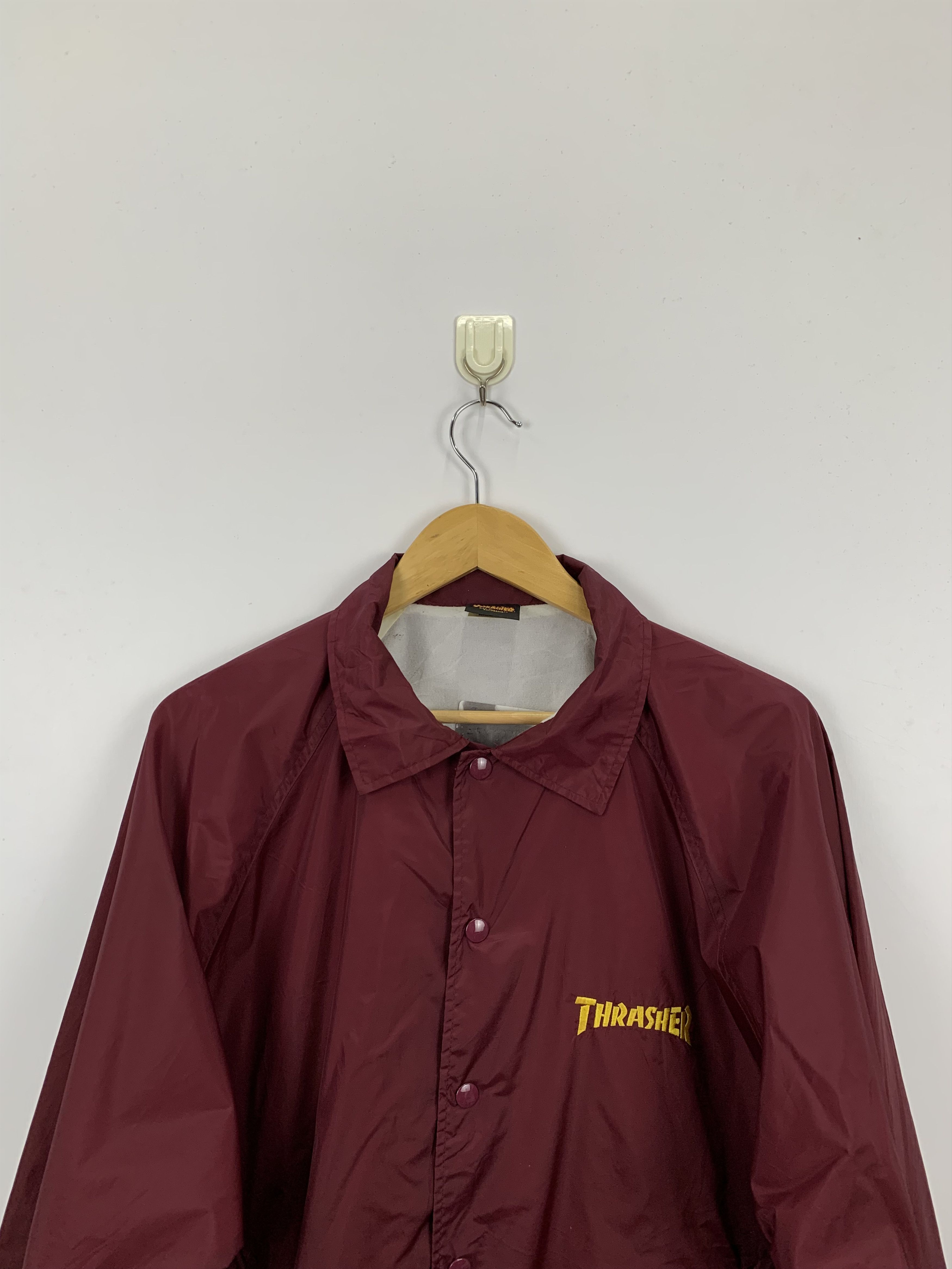 Thrasher × Vintage Vintage Thrasher Skateboarding Button Up Jacket Size US M / EU 48-50 / 2 - 2 Thumbnail