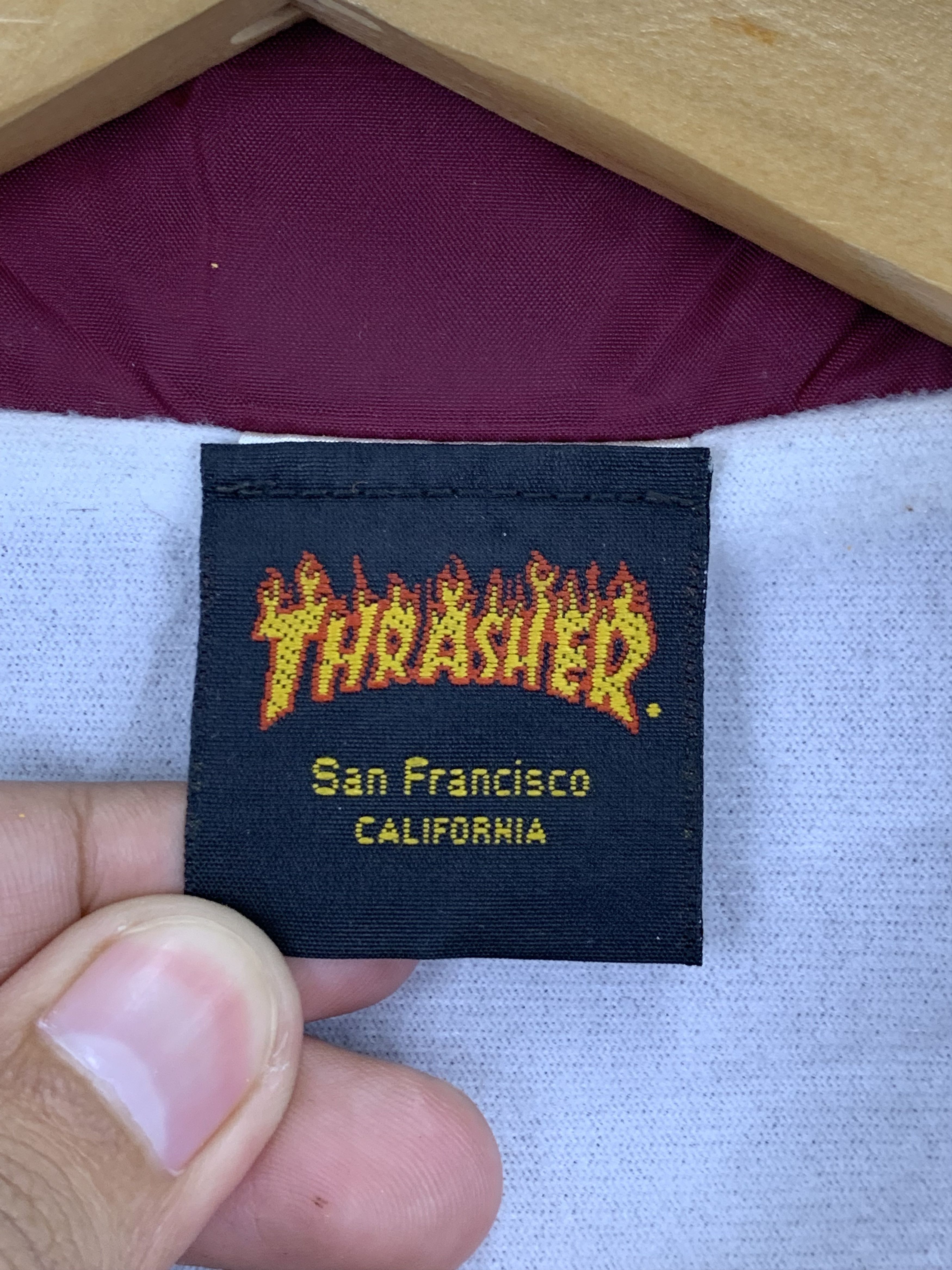 Thrasher × Vintage Vintage Thrasher Skateboarding Button Up Jacket Size US M / EU 48-50 / 2 - 6 Thumbnail