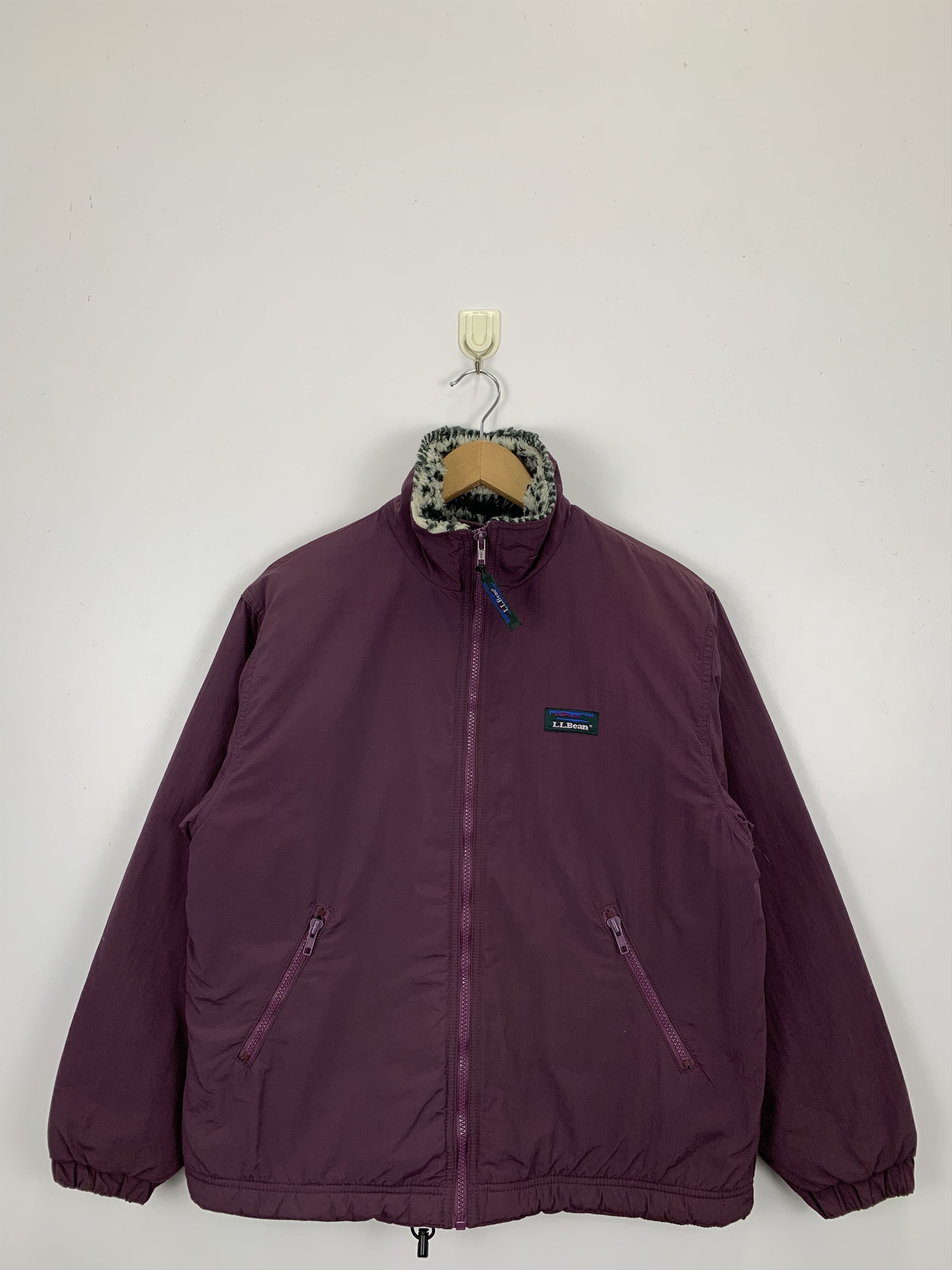 Vintage Vintage L.L Bean Bomber Sherpa Women Jacket Grailed