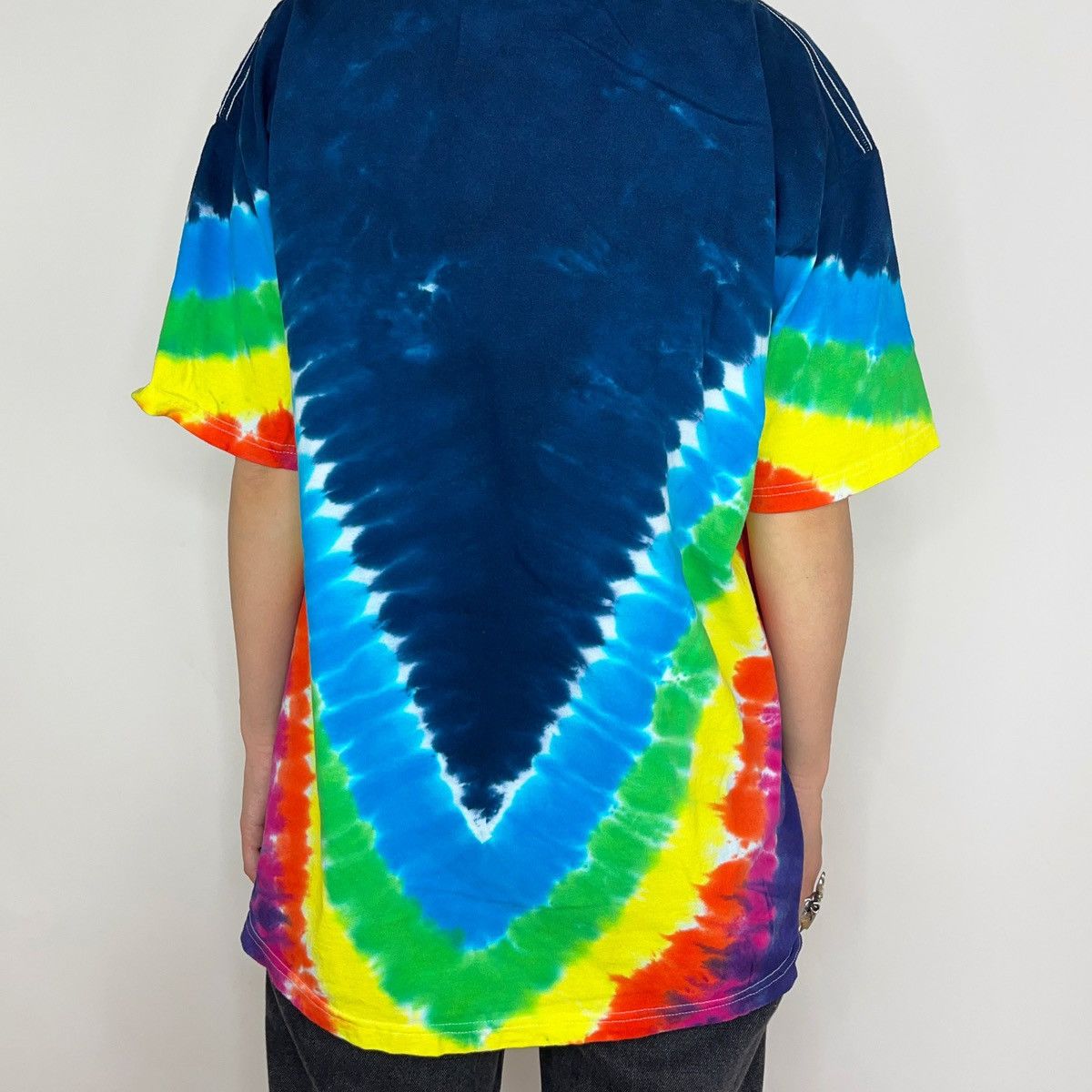 Liquid Blue Peace Sign Tie Dye Shirt Size US M / EU 48-50 / 2 - 3 Thumbnail
