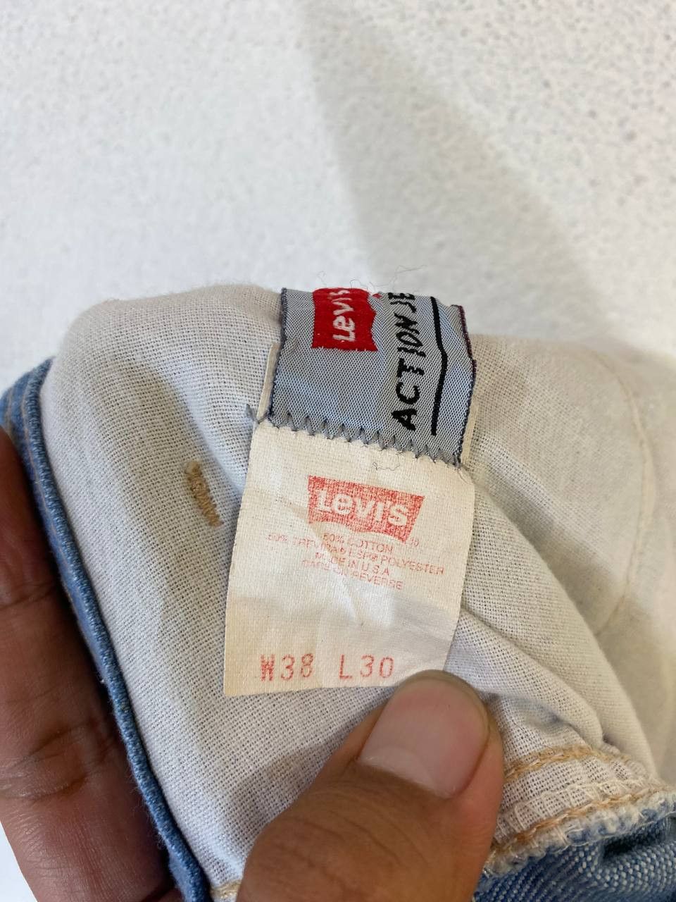 Levi's vintage levis action jeans orange tab bootcut flare denim Size US 36 / EU 52 - 13 Thumbnail