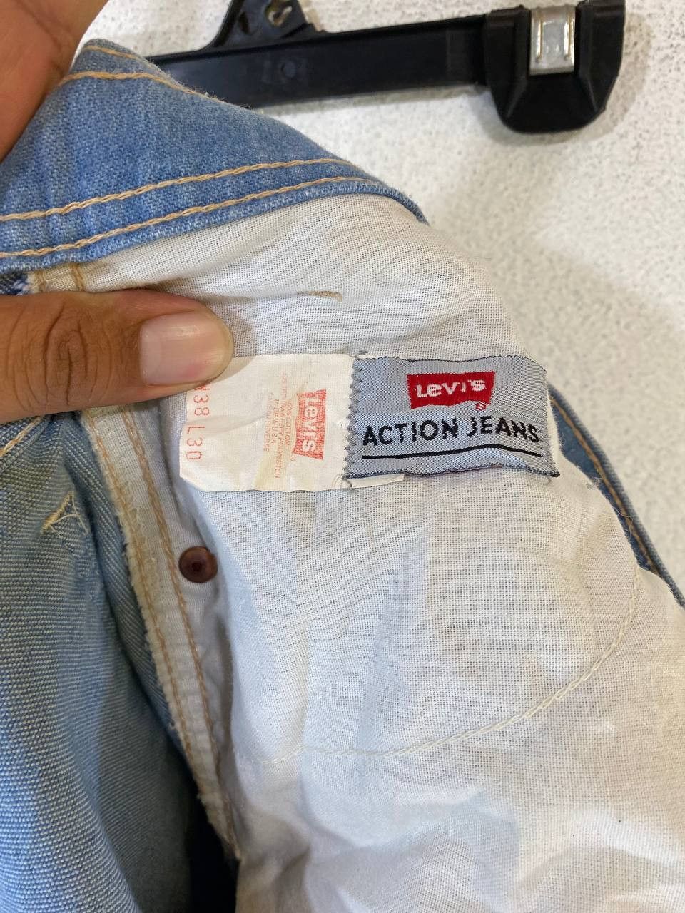 Levi's vintage levis action jeans orange tab bootcut flare denim Size US 36 / EU 52 - 12 Thumbnail