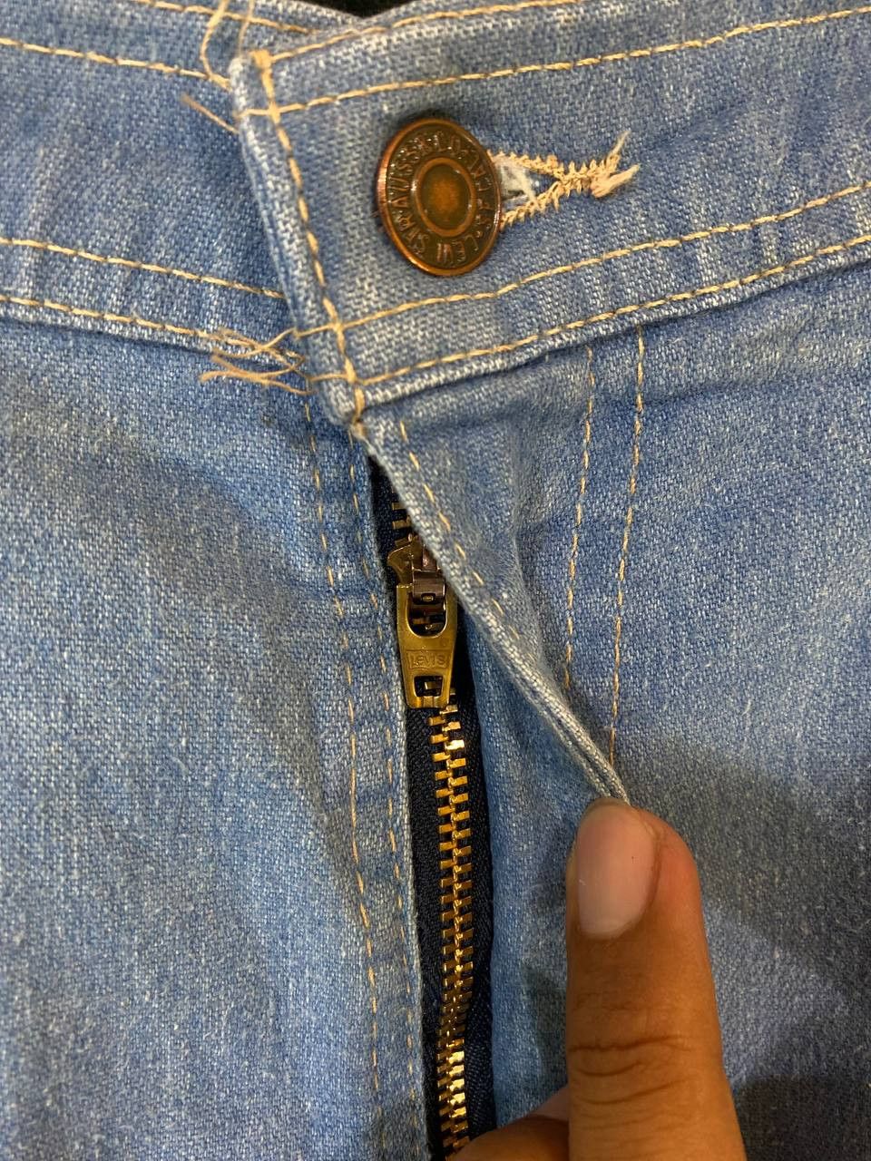 Levi's vintage levis action jeans orange tab bootcut flare denim Size US 36 / EU 52 - 9 Thumbnail