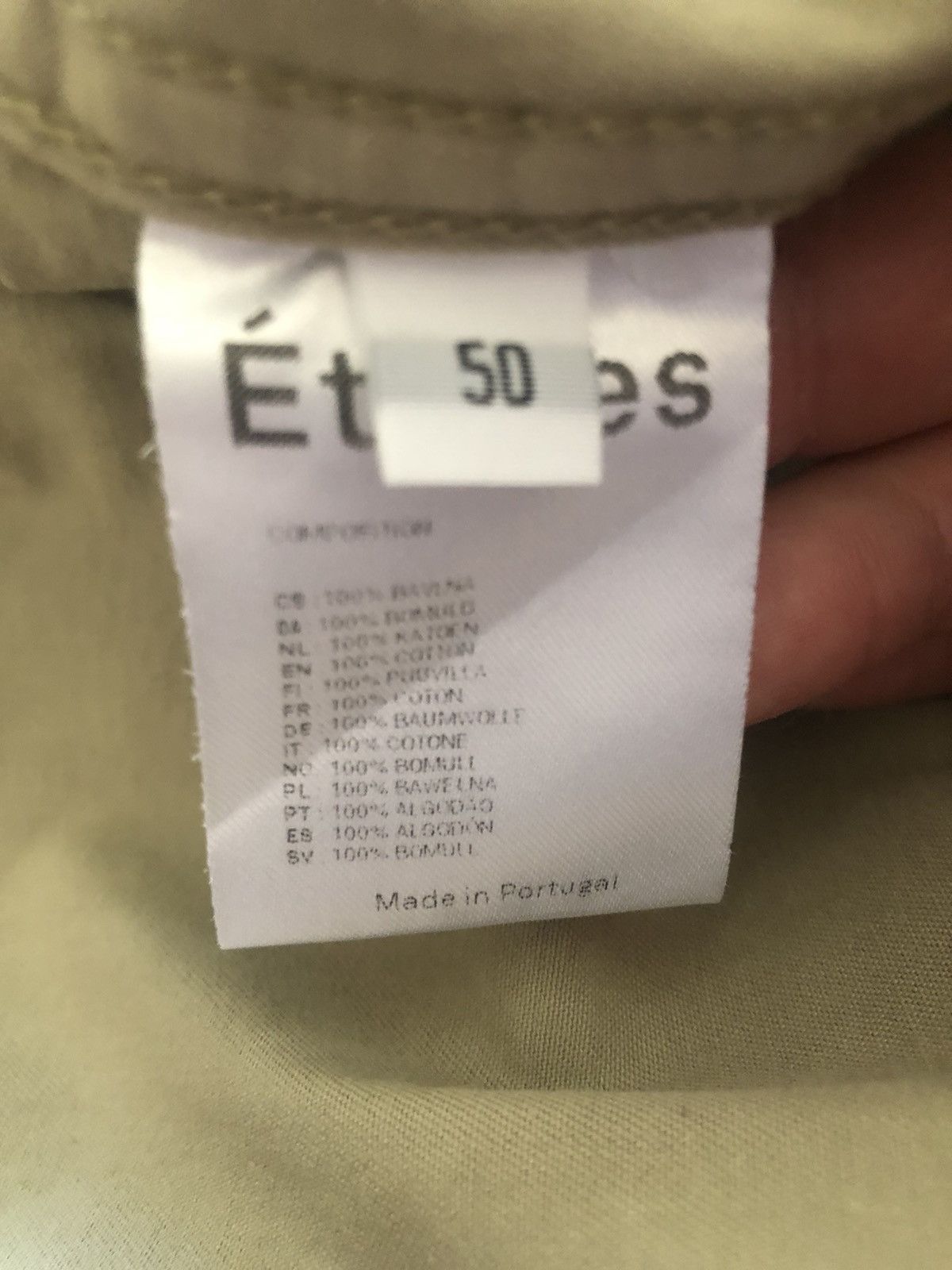 Etudes Etudes Dyed-Effect Shirt Jacket Size US L / EU 52-54 / 3 - 4 Thumbnail
