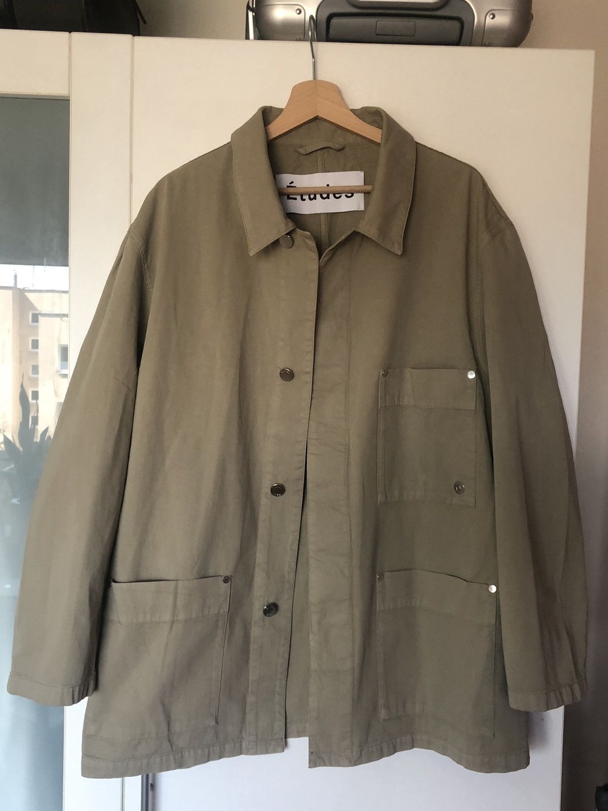 Etudes Etudes Dyed-Effect Shirt Jacket Size US L / EU 52-54 / 3 - 1 Thumbnail