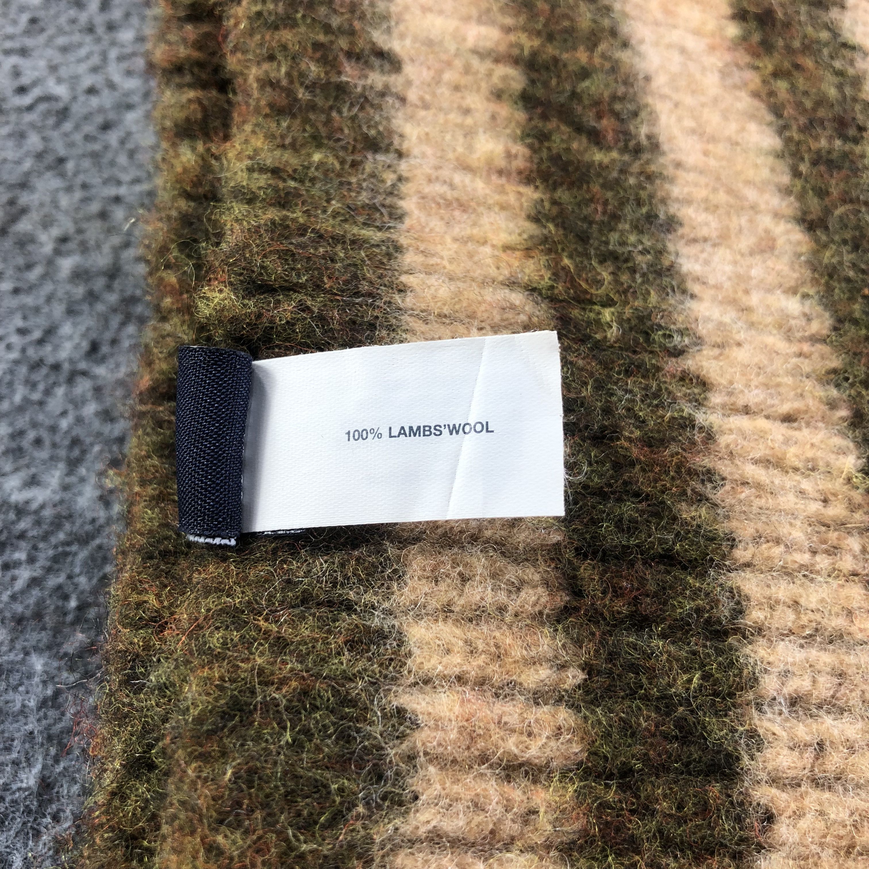 Gap GAP Pleated Wool Scarf Muffler V1147 Size ONE SIZE - 5 Thumbnail
